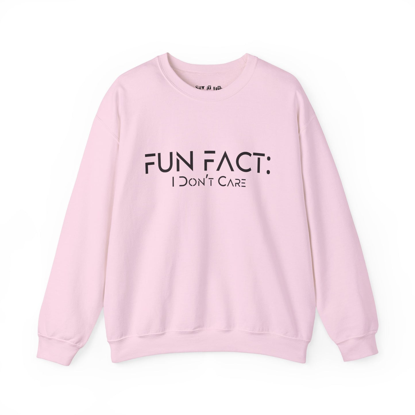 Fun Fact: I Don't Care Sweatshirt