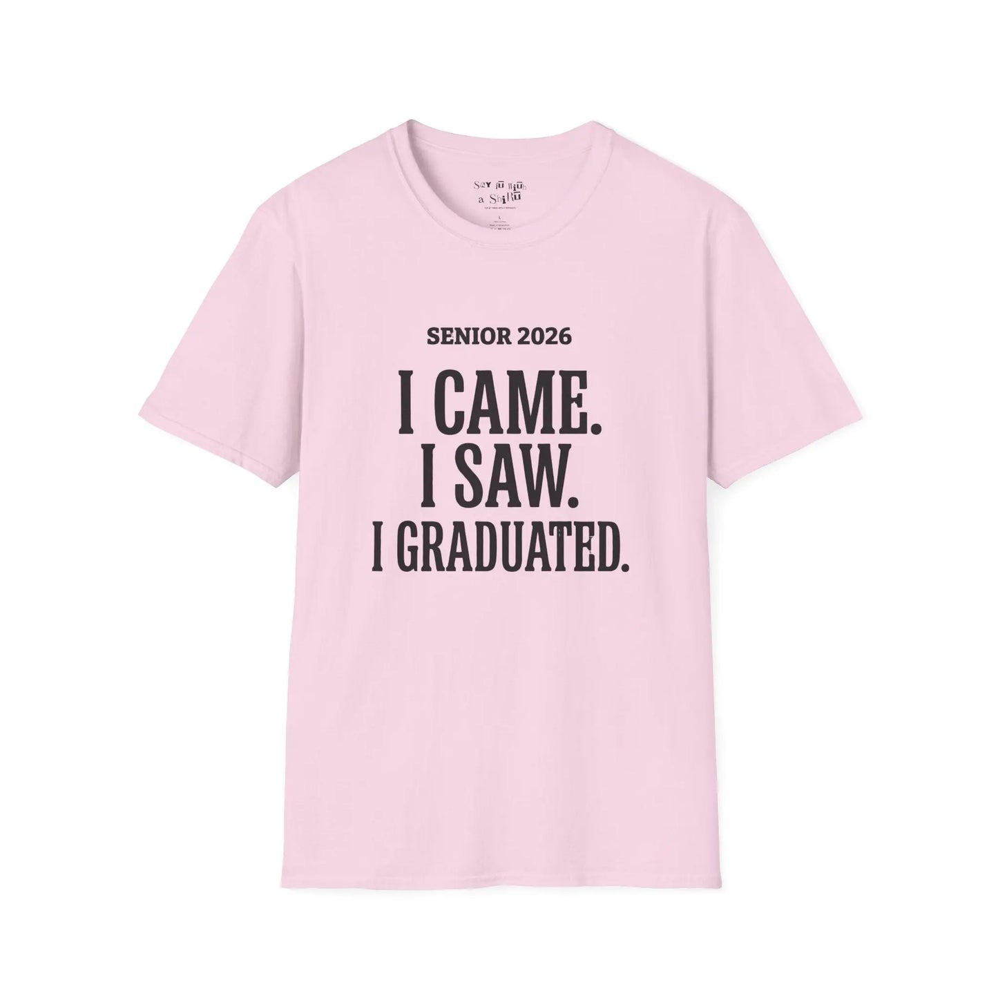 Senior 2026 Graduation Tee Shirt Printify