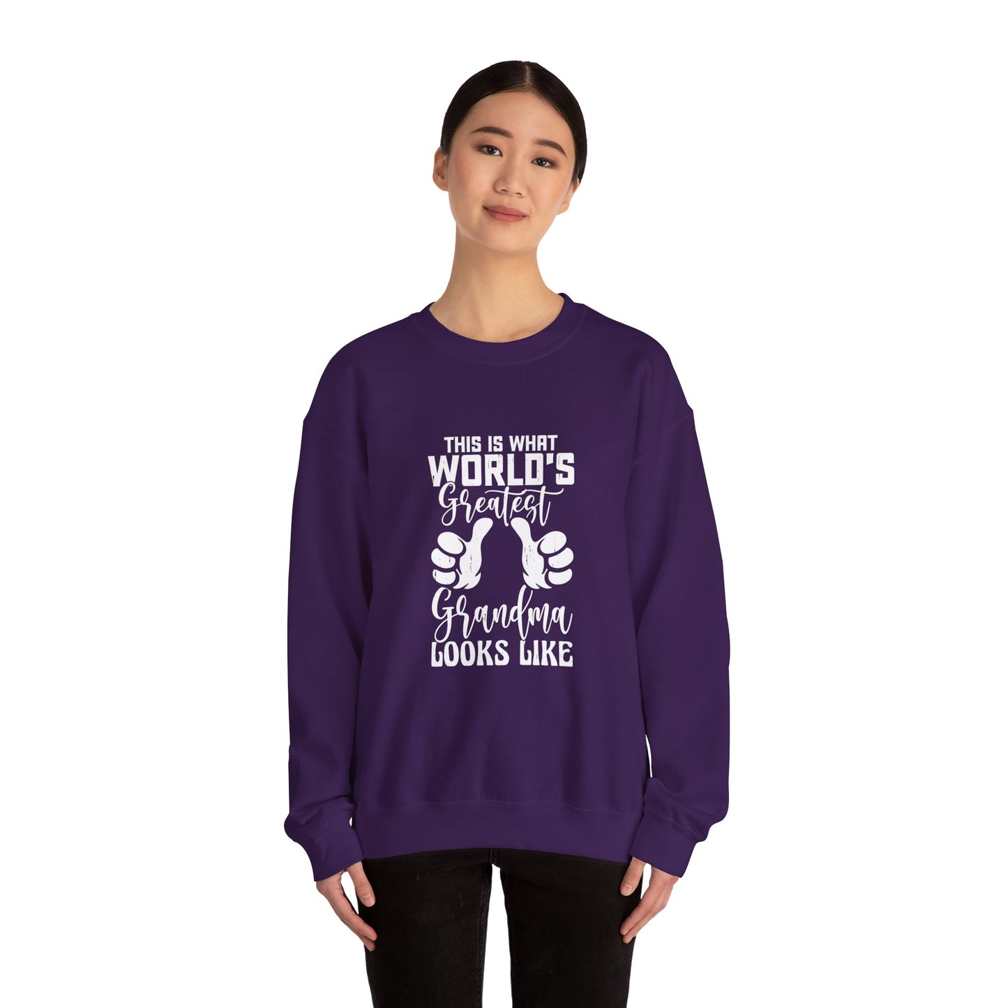 This is What the World's Greatest Grandma Looks Like Sweatshirt