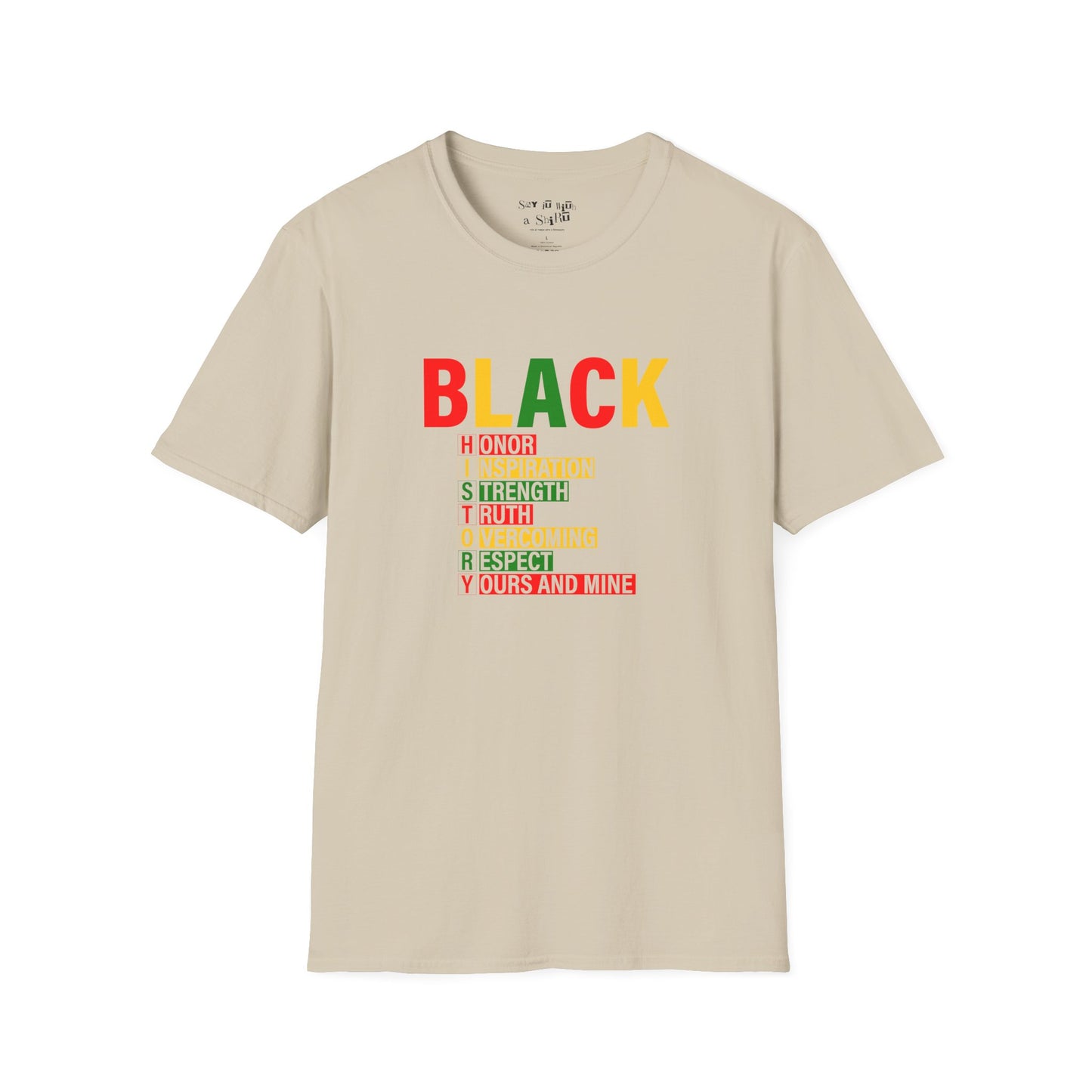 BLACK History Tee Shirt