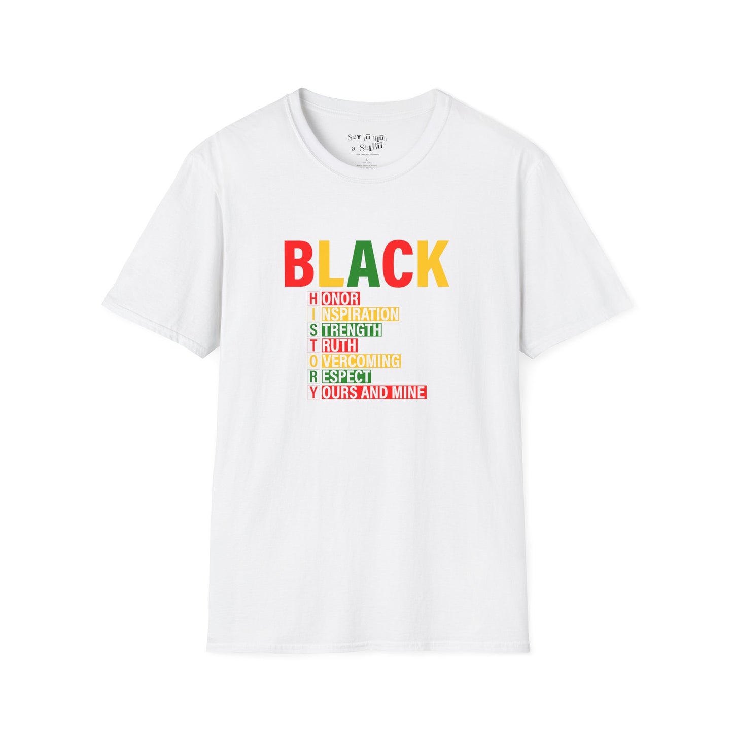 BLACK History Tee Shirt