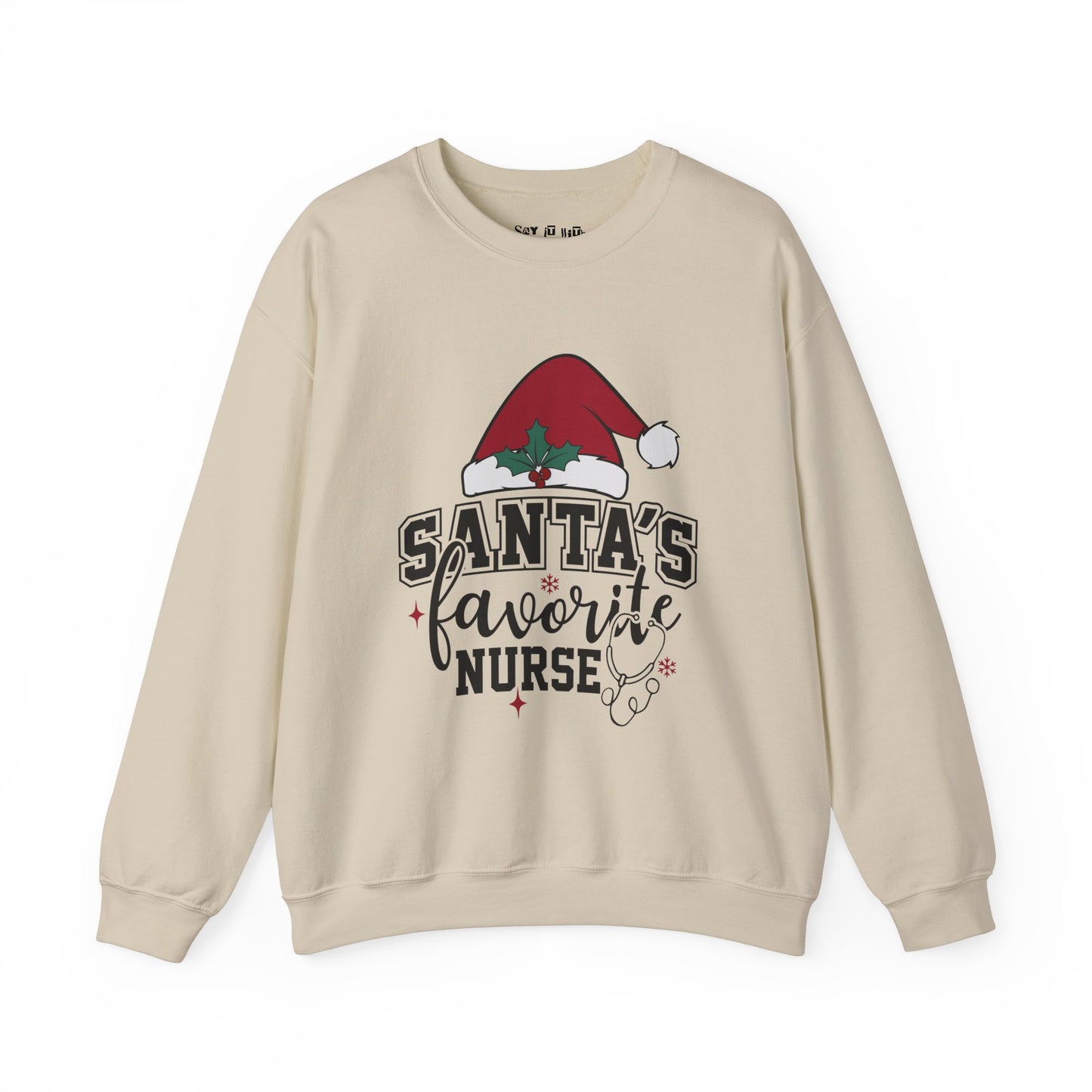 Santa's Favorite Nurse Sweatshirt