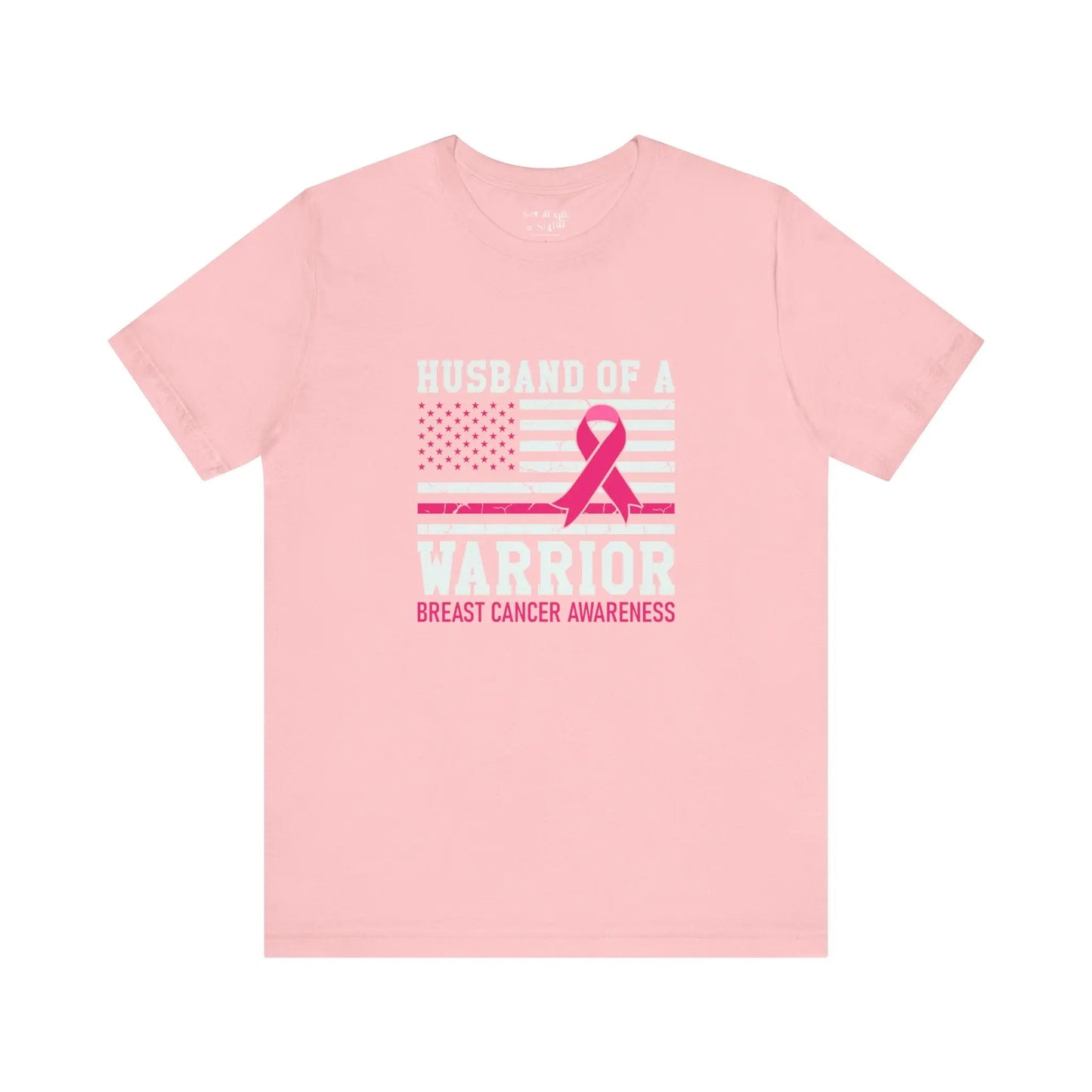Husband Of A breast Cancer Warrior Tee Shirt, Breast Cancer Survivor Printify