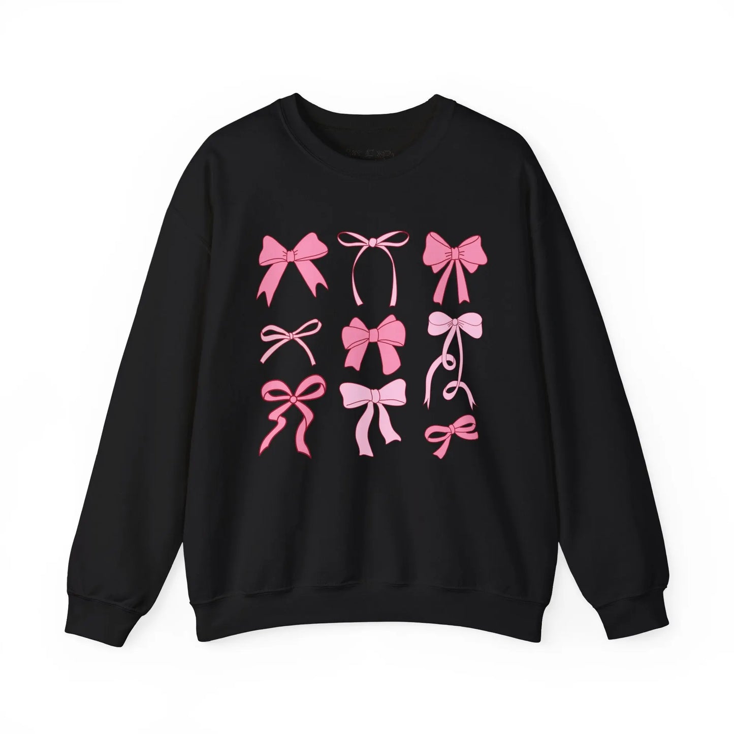 Coquette Pink Bows Sweatshirt Printify