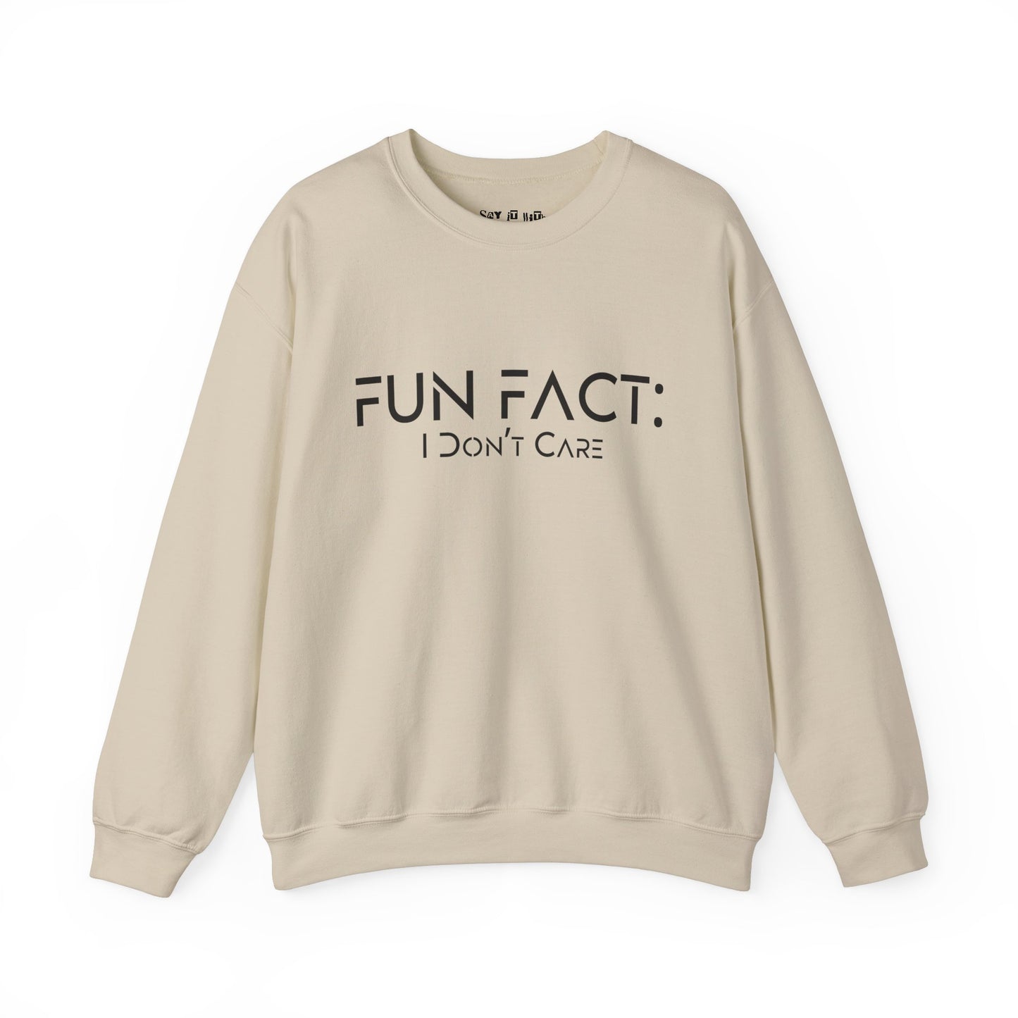 Fun Fact: I Don't Care Sweatshirt