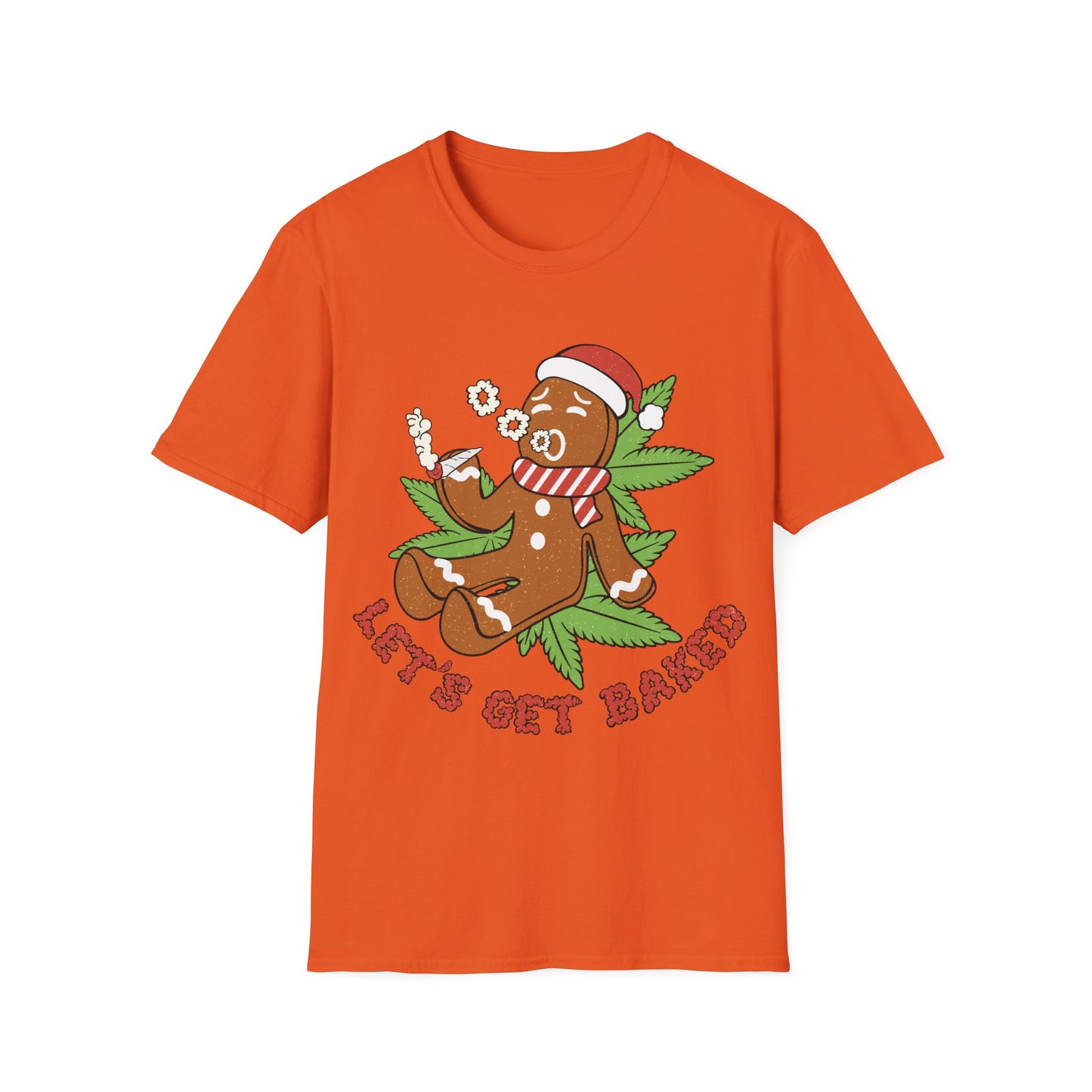 Let’s Get Baked Gingerbread Man Tee Shirt