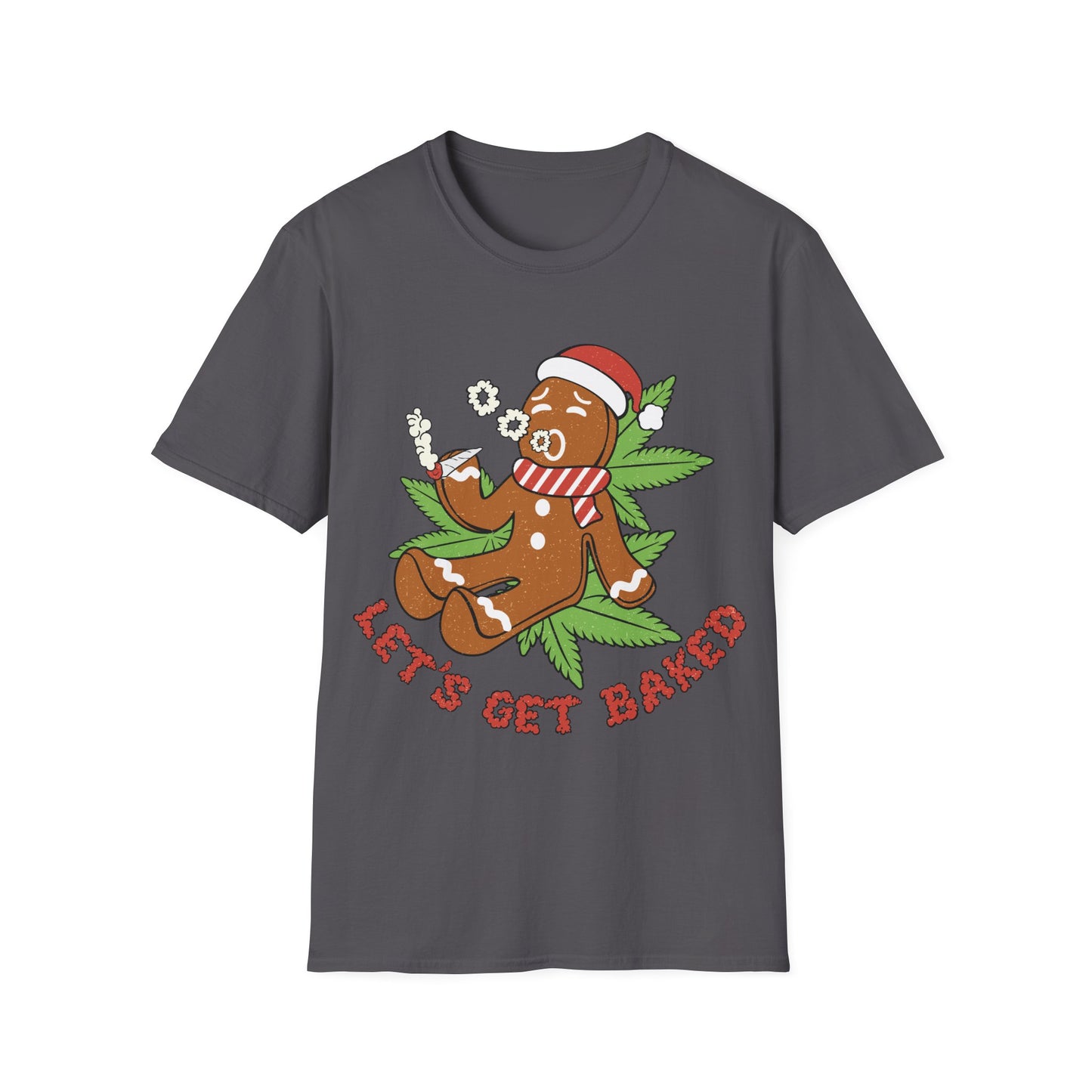 Let’s Get Baked Gingerbread Man Tee Shirt