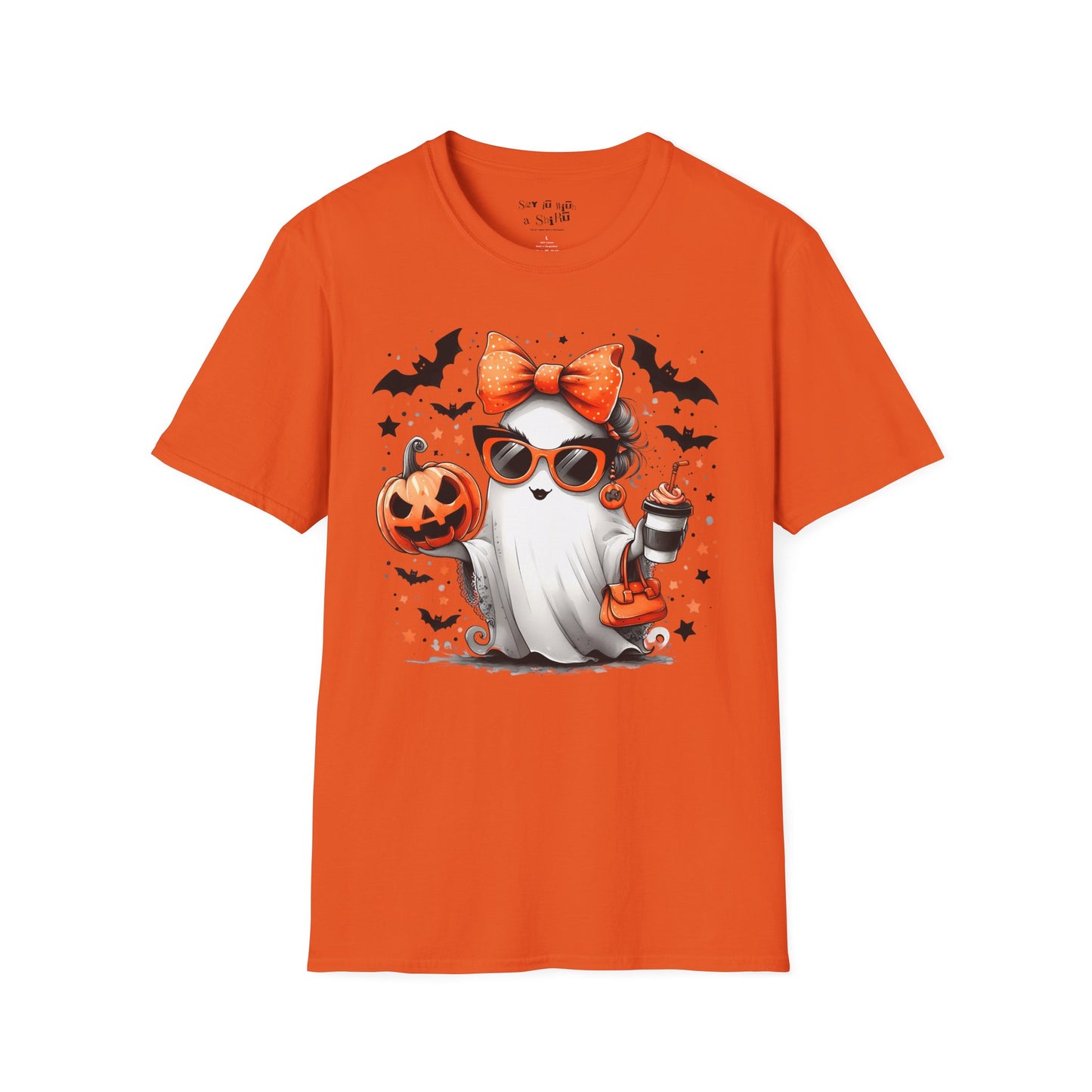 Cute Halloween Ghost Tee Shirt