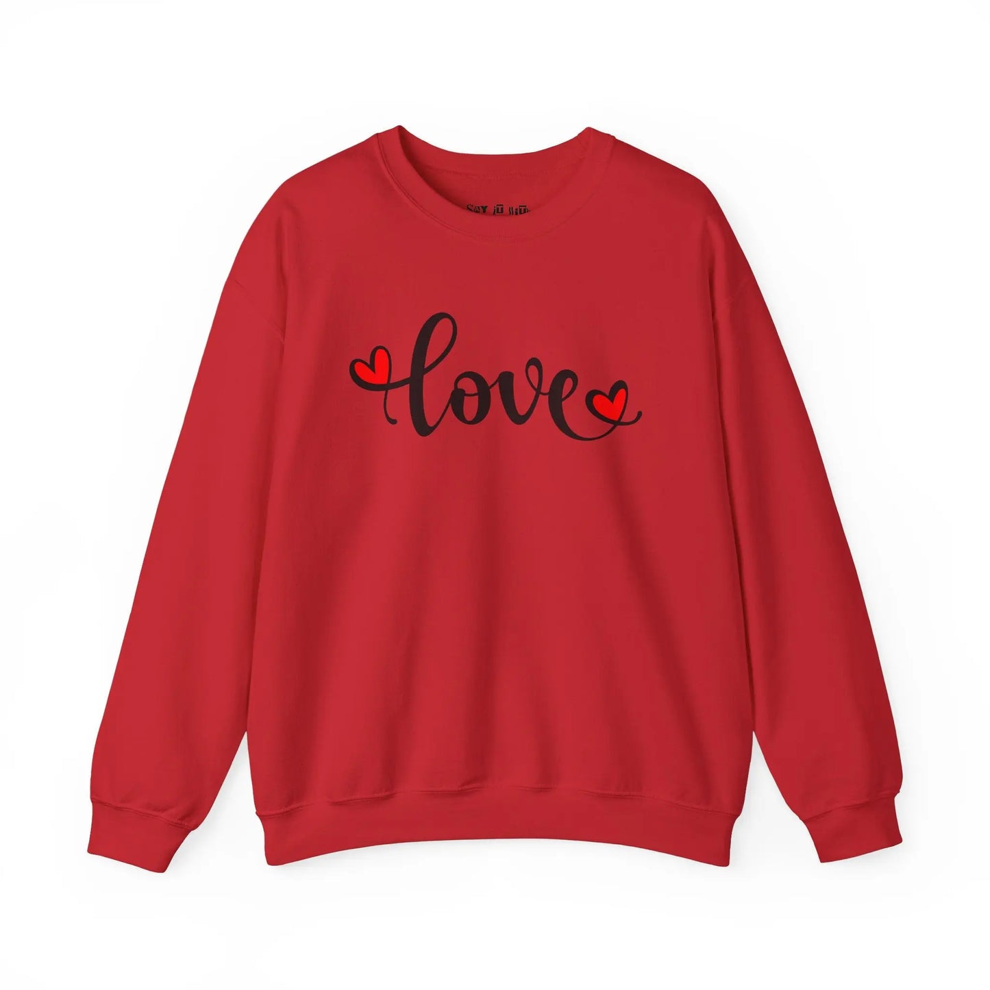 Love Heart Sweatshirt Printify