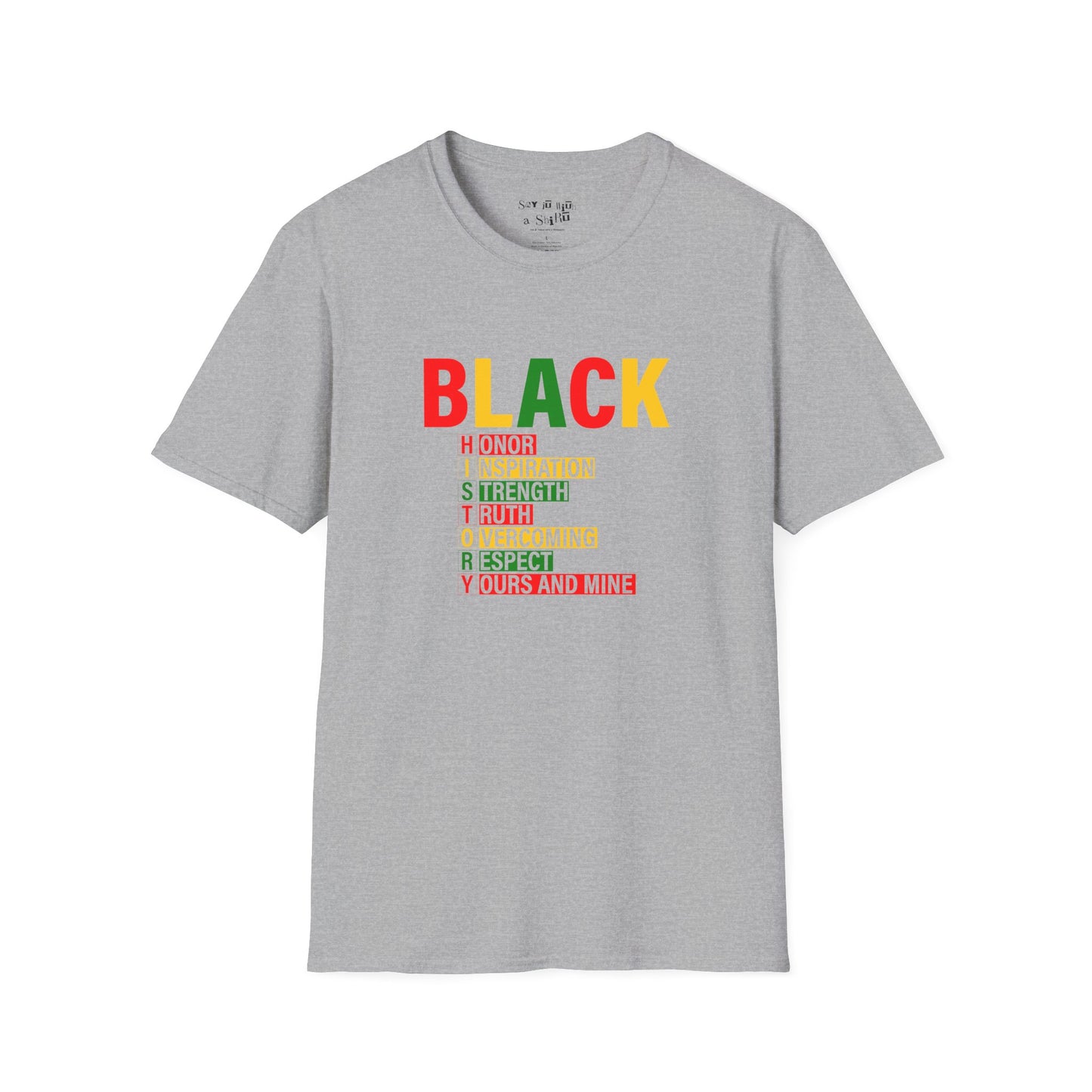 BLACK History Tee Shirt