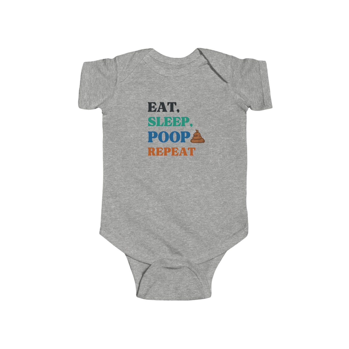 Eat, Sleep, Poop, Repeat Unisex Onesie