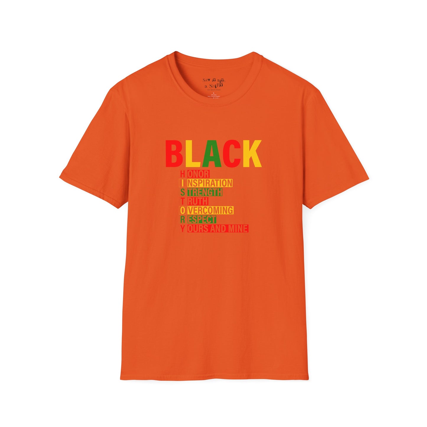 BLACK History Tee Shirt