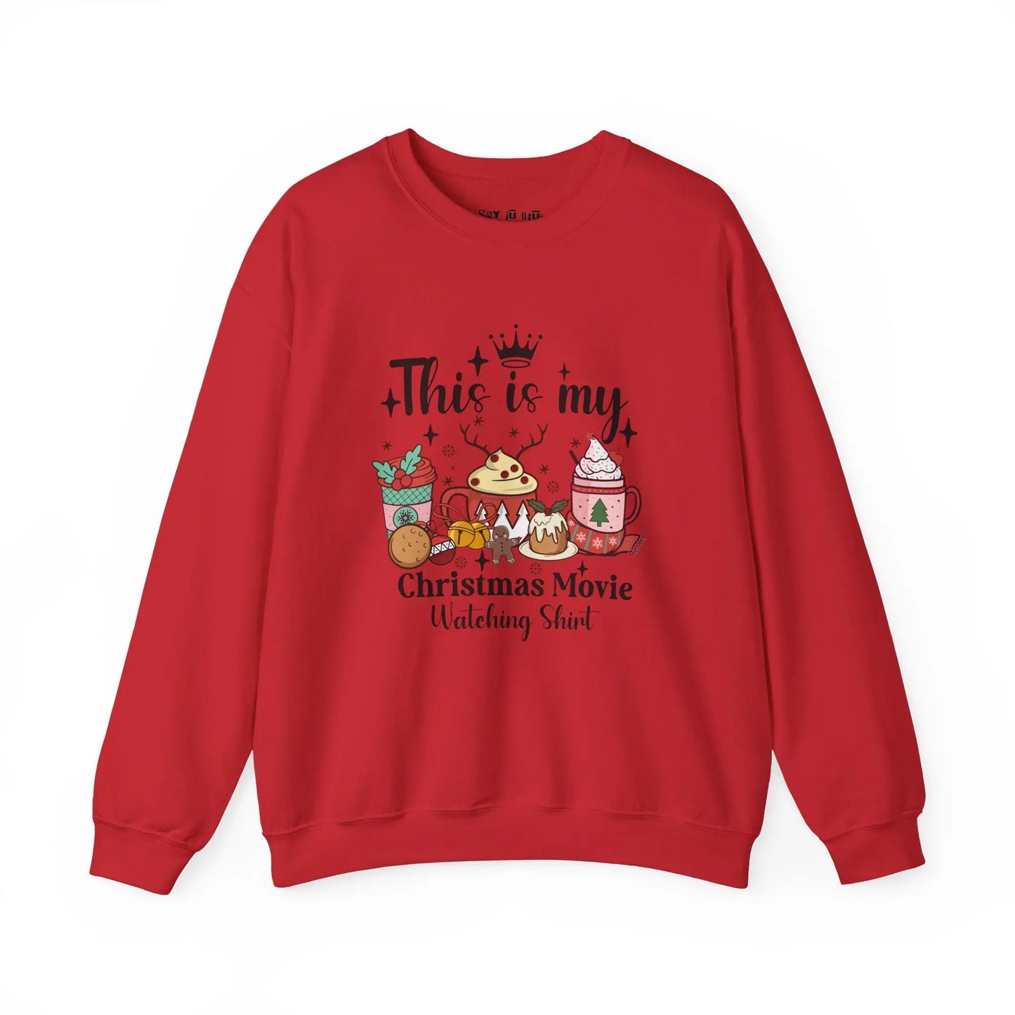 This Is My Christmas Movie Watching Shirt Sweatshirt Printify