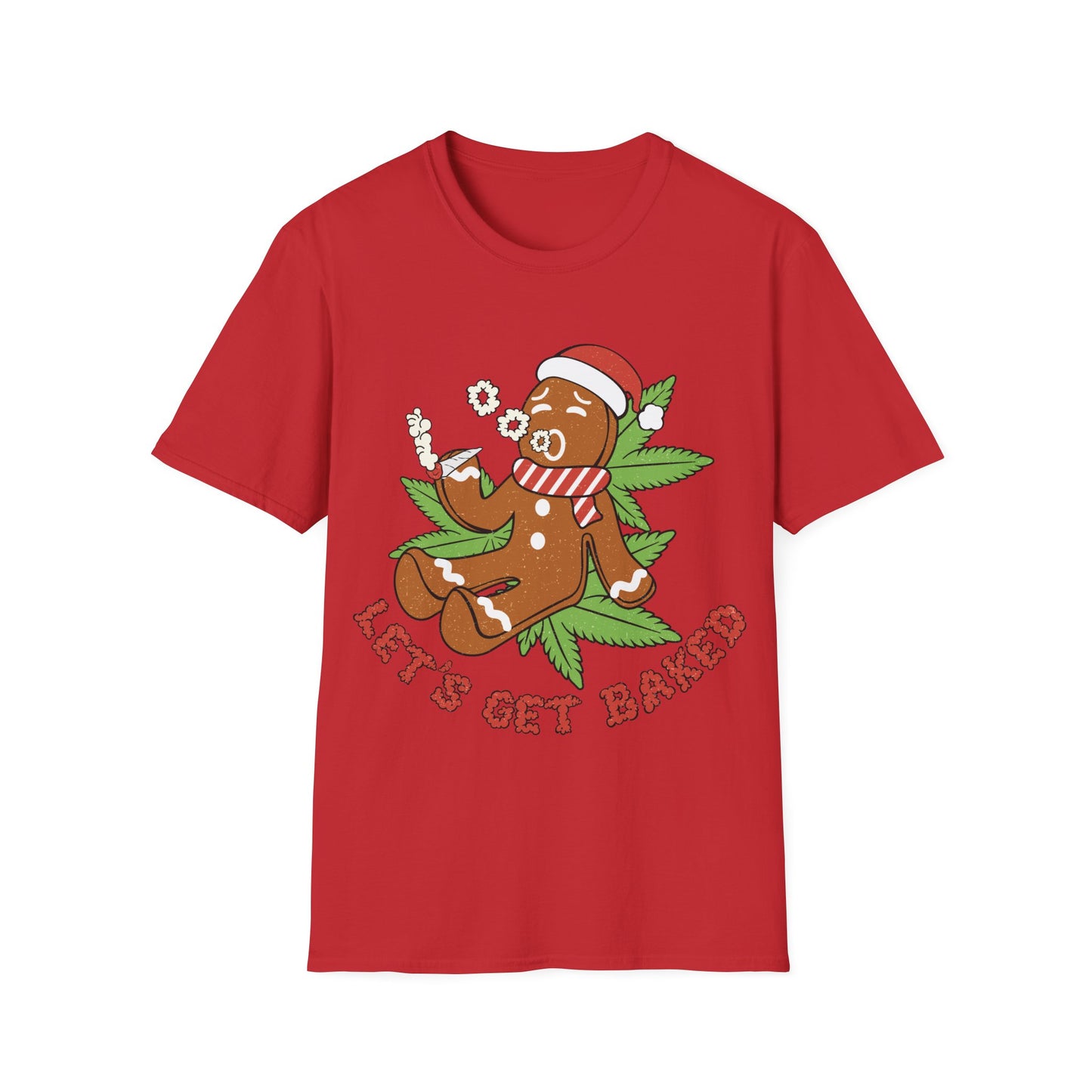Let’s Get Baked Gingerbread Man Tee Shirt