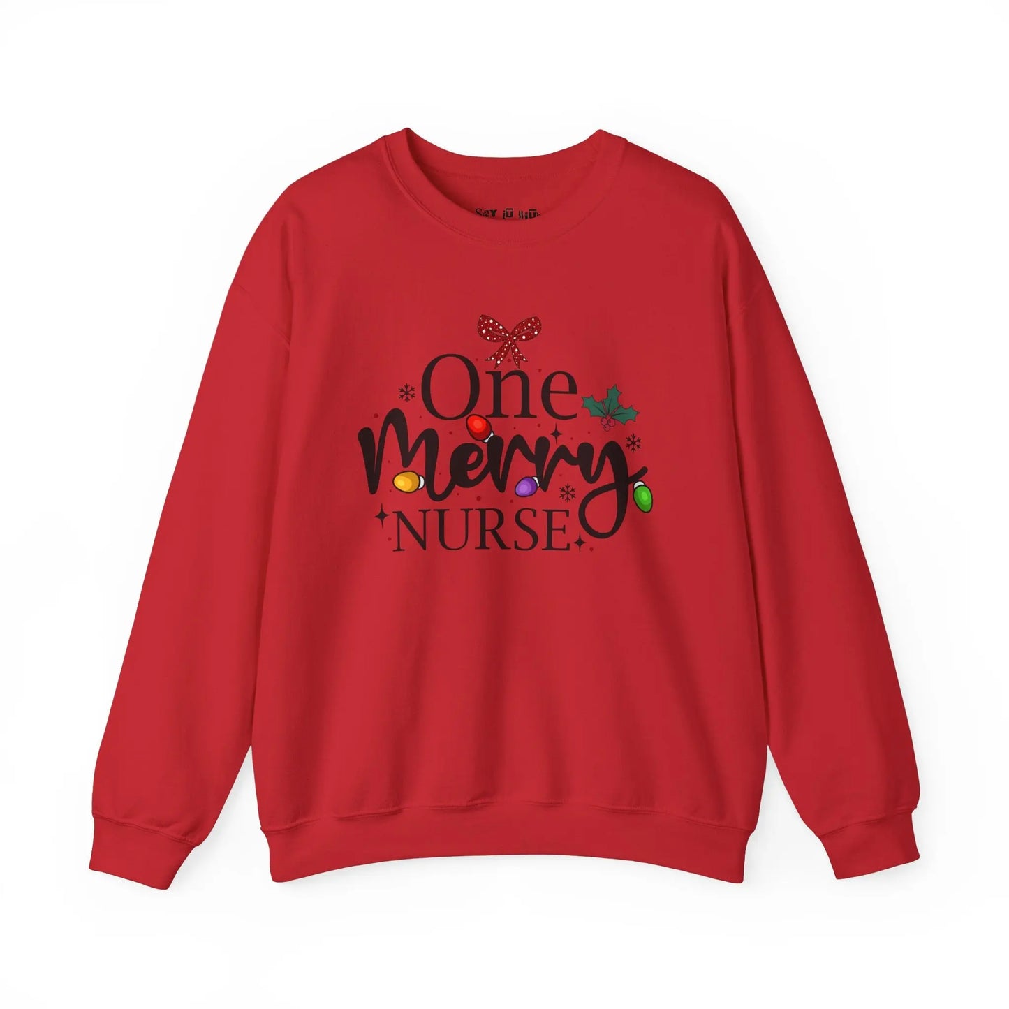 One Merry Nurse Sweatshirt Printify