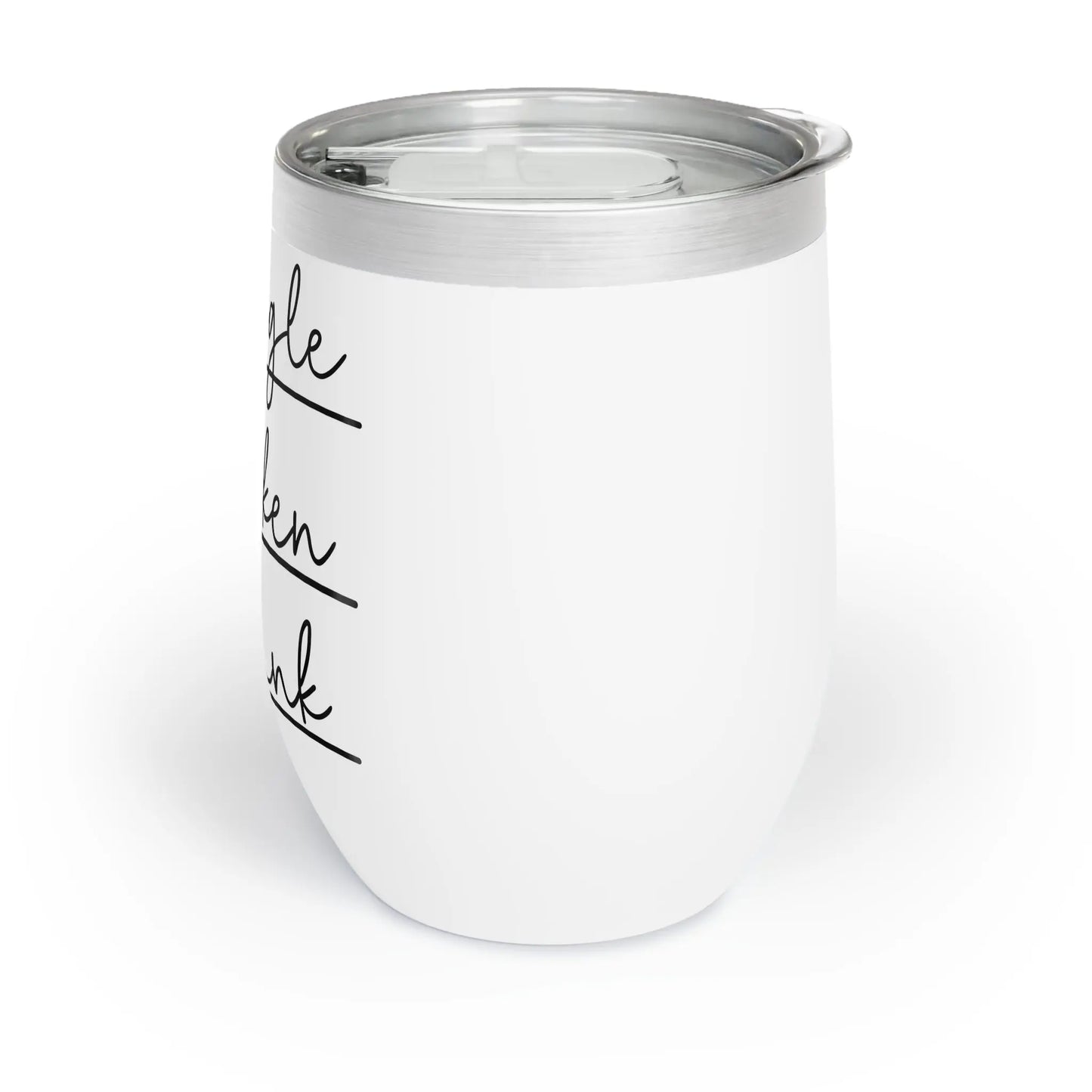 Single, Taken, Drunk Stemless Wine Tumbler Printify