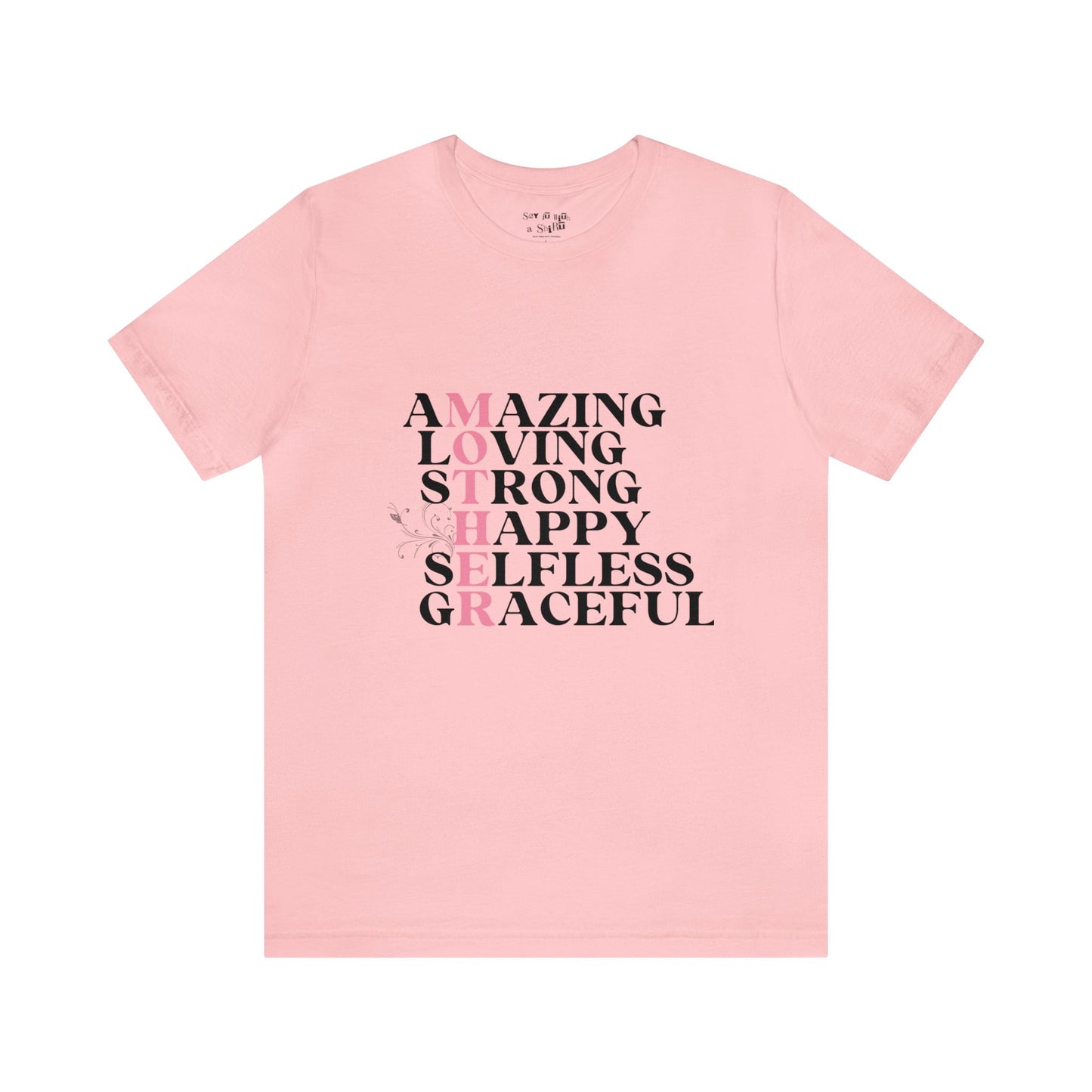 Amazing Mother Acrostic Tee Shirt