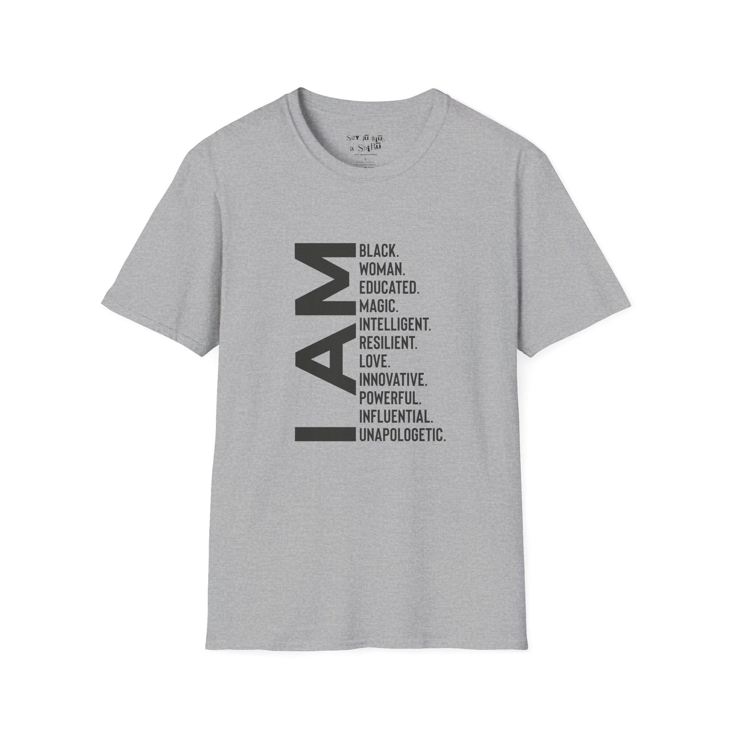 I Am Black Woman Tee Shirt
