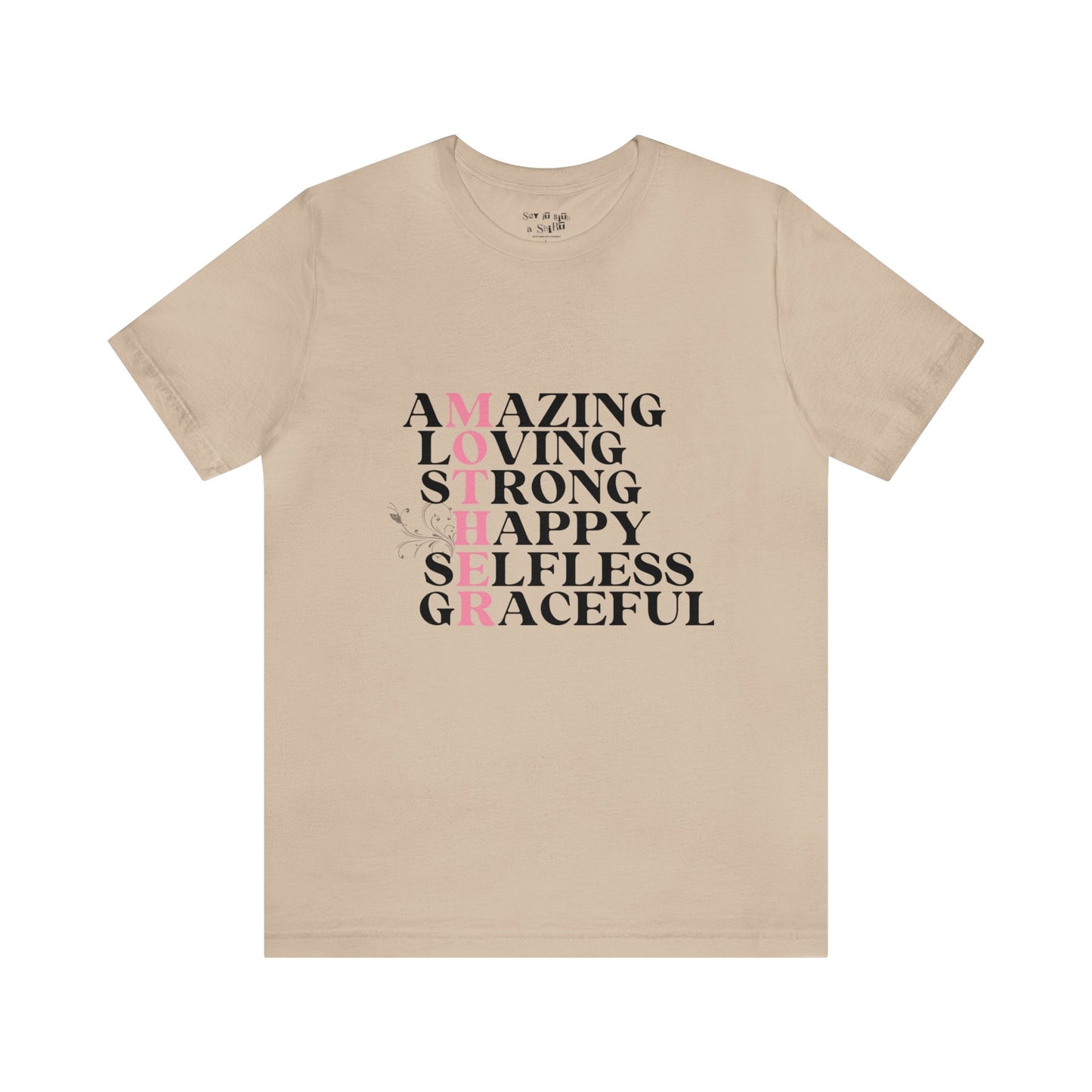 Amazing Mother Acrostic Tee Shirt