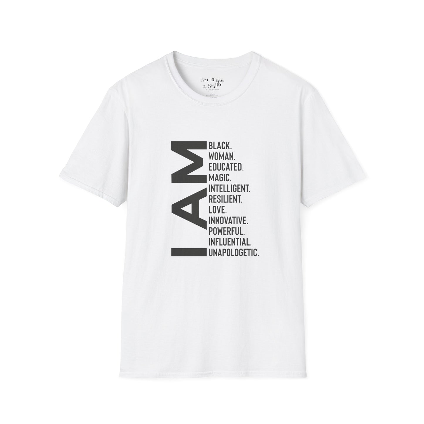 I Am Black Woman Tee Shirt