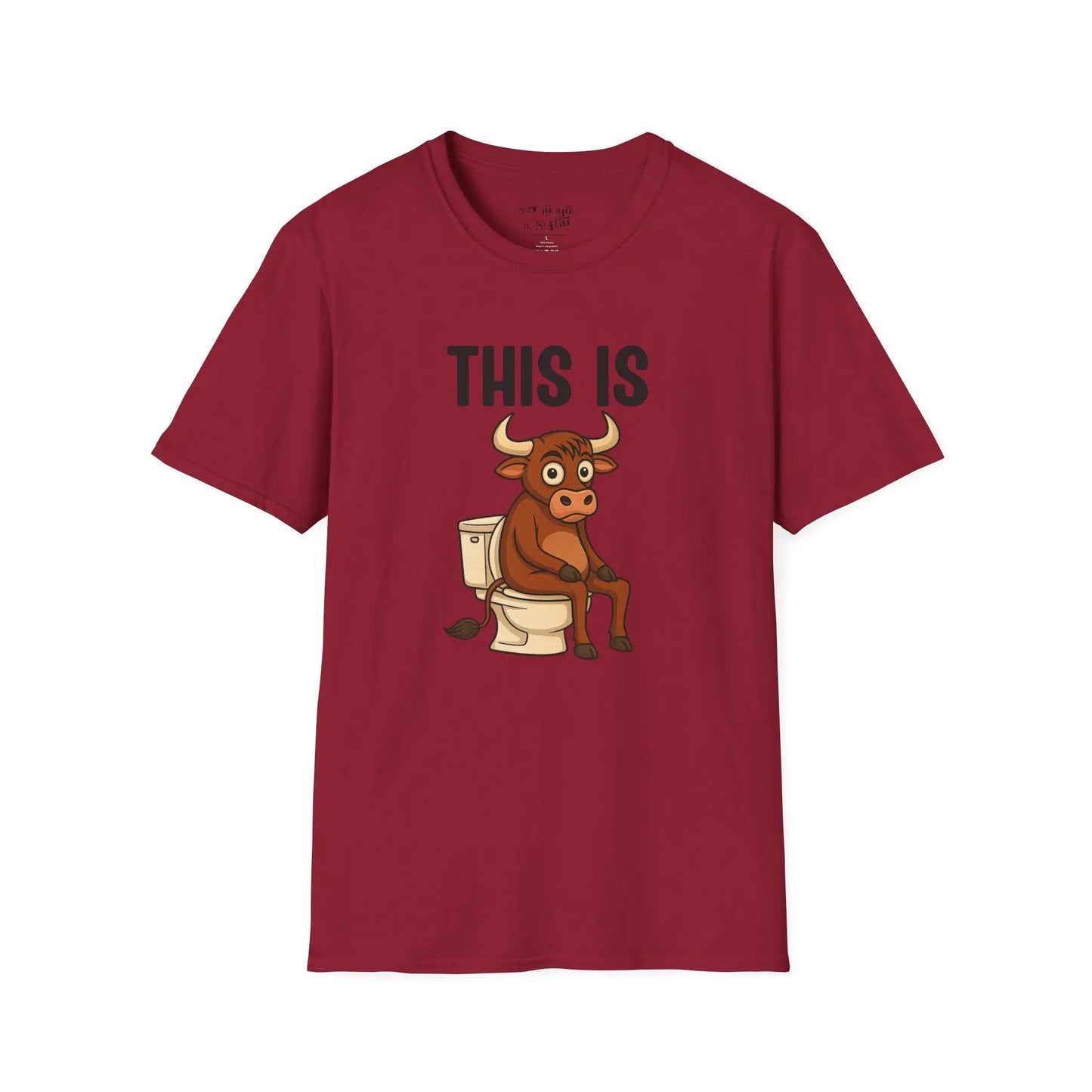 This Is Bullshit Funny Graphic Tee Printify