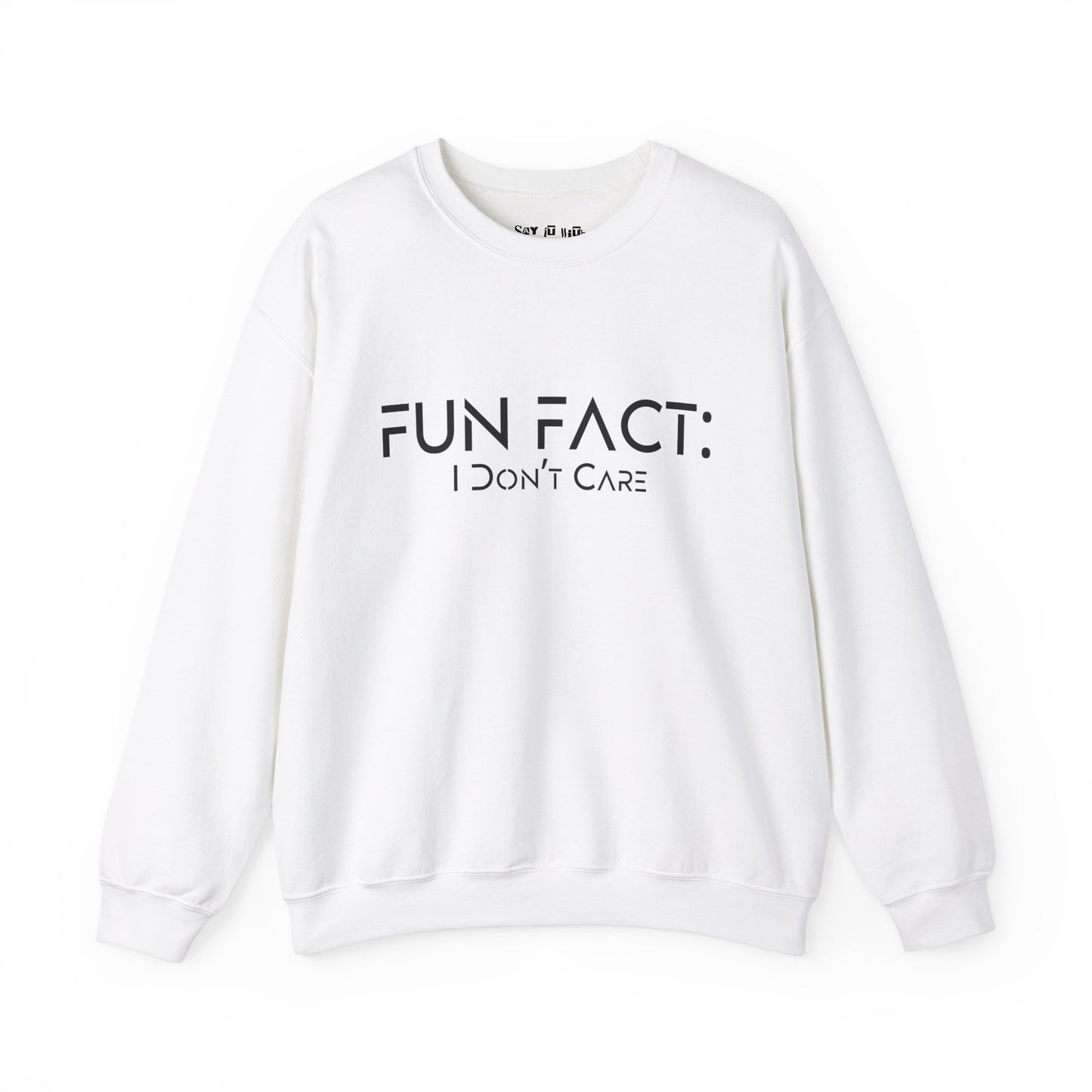 Fun Fact: I Don't Care Sweatshirt