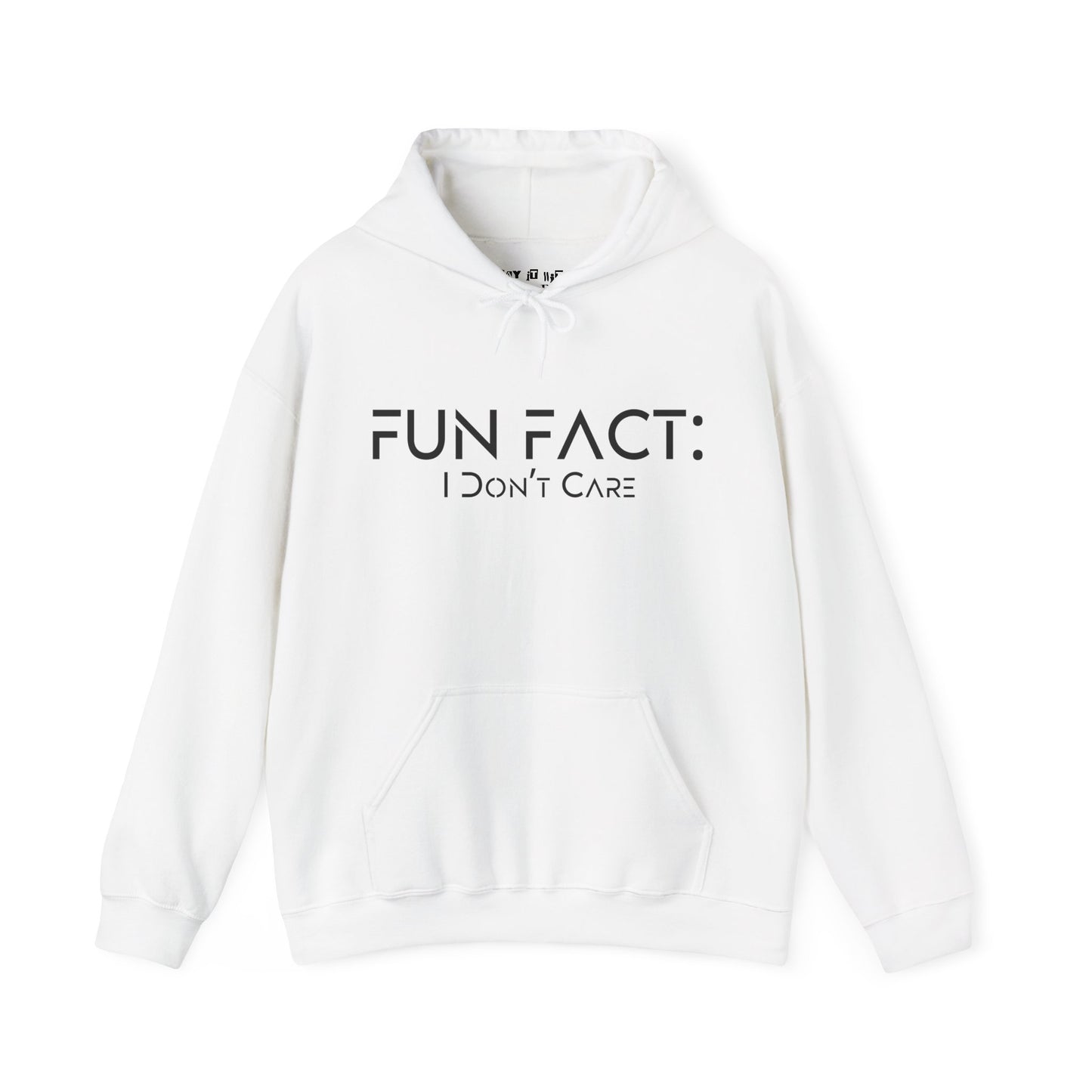 Fun Fact: I Don't Care Hoodie