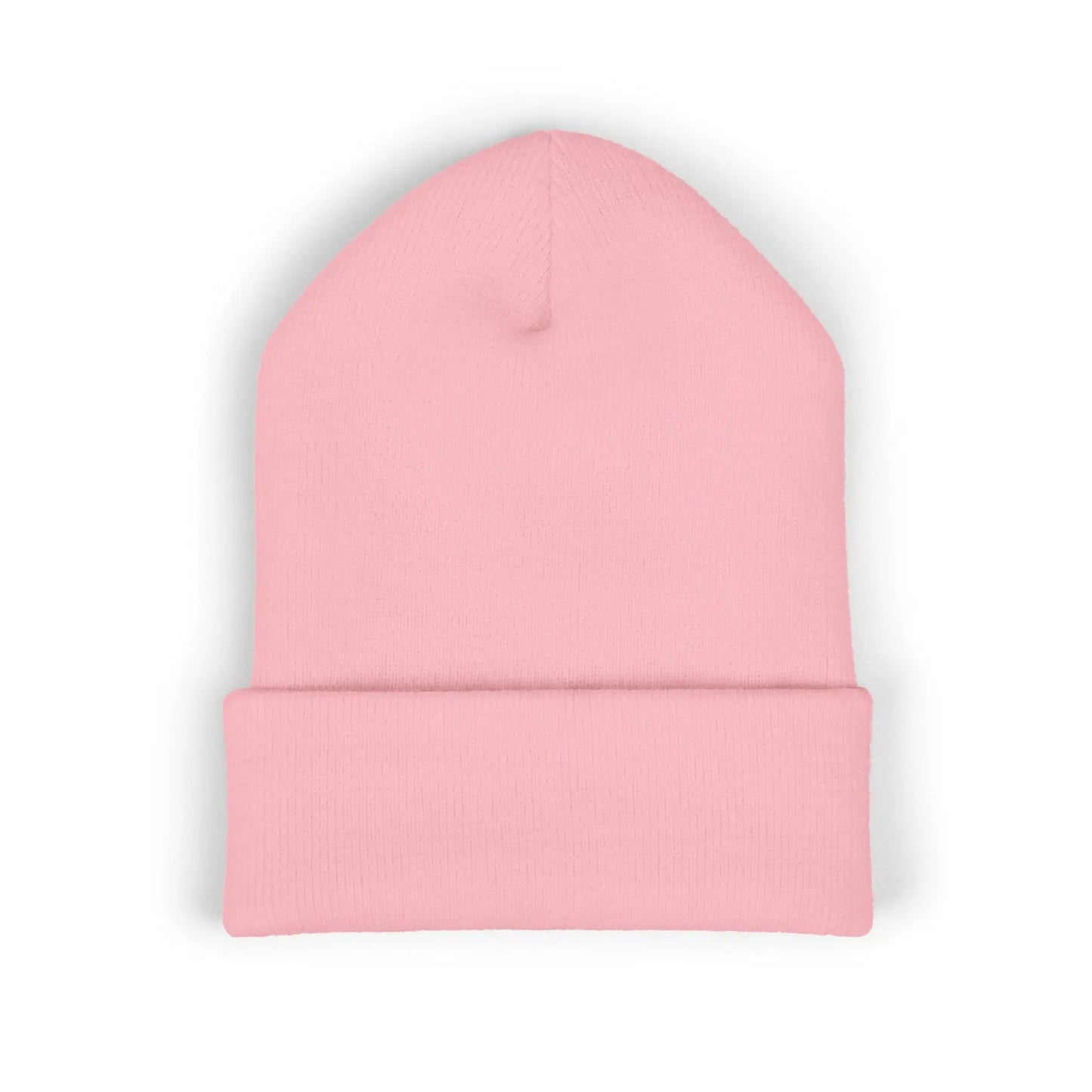 No New Friends Embroidered Beanie Hat Printify