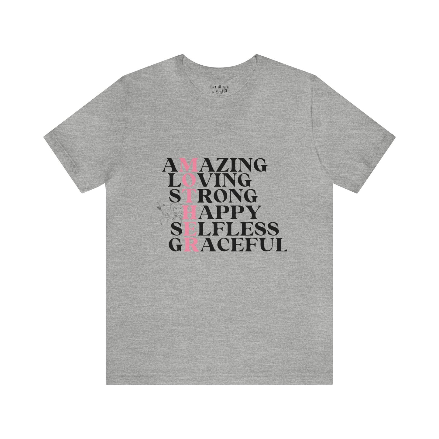 Amazing Mother Acrostic Tee Shirt
