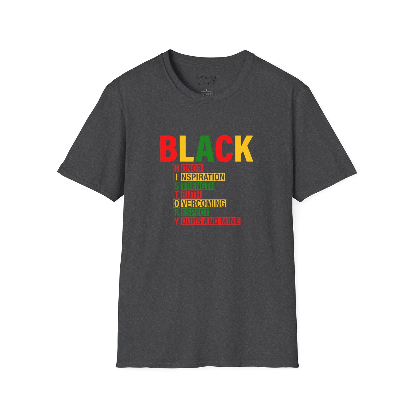BLACK History Tee Shirt