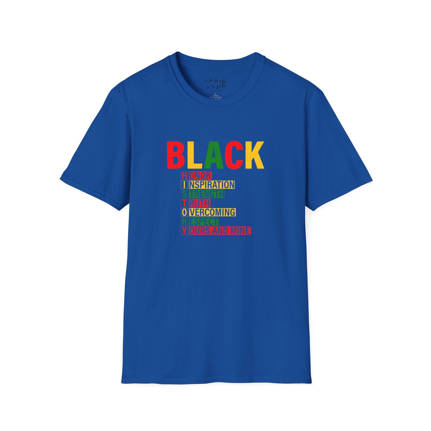 BLACK History Tee Shirt