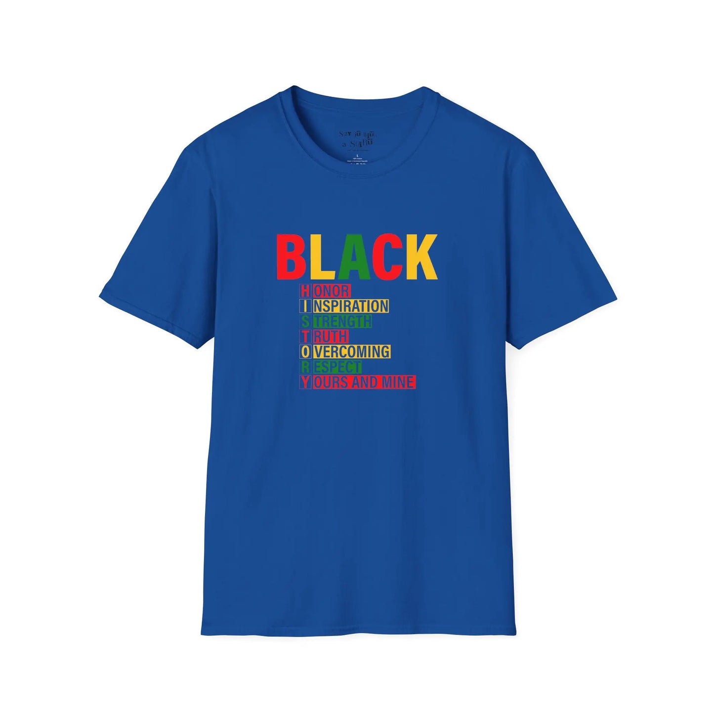 BLACK History Tee Shirt Printify