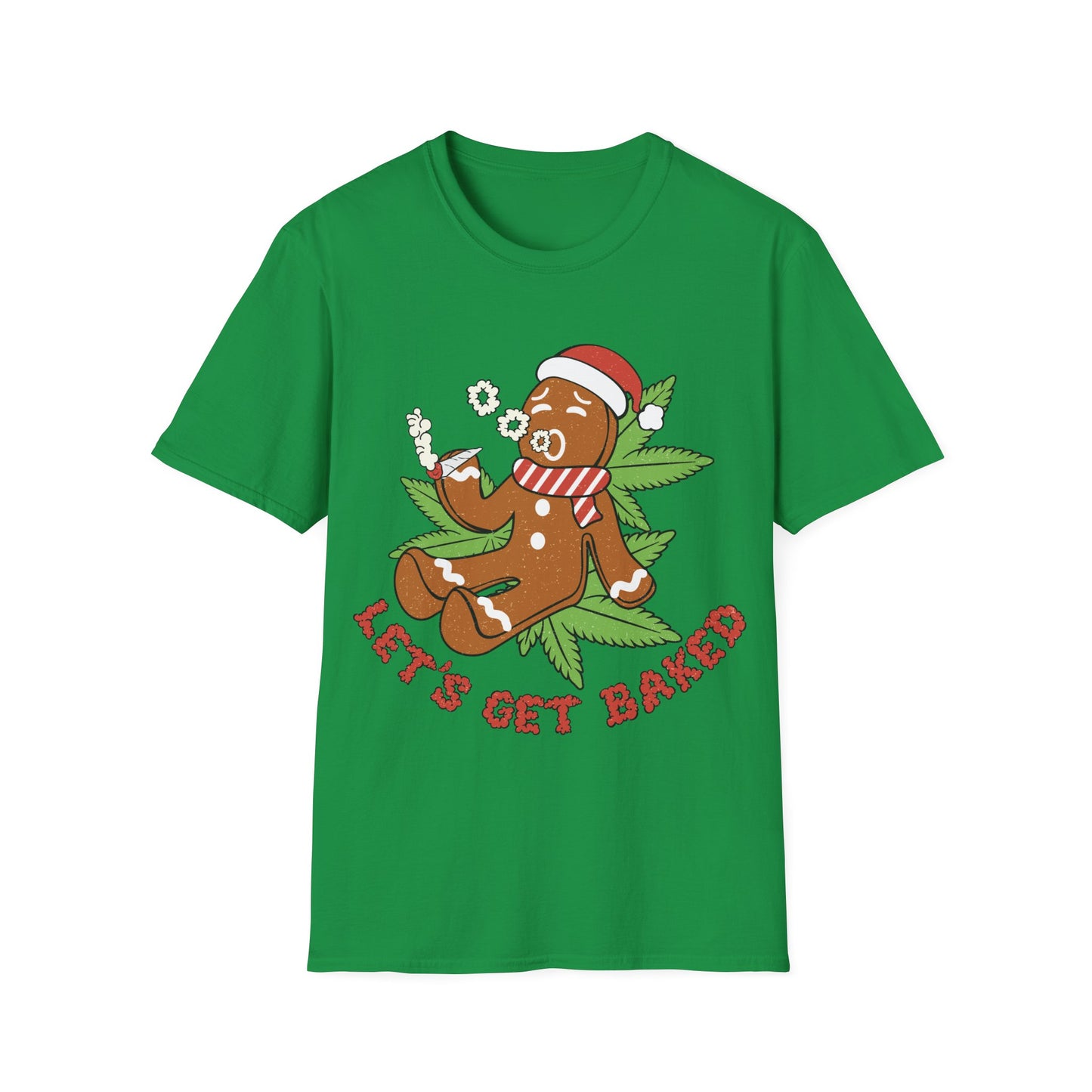 Let’s Get Baked Gingerbread Man Tee Shirt