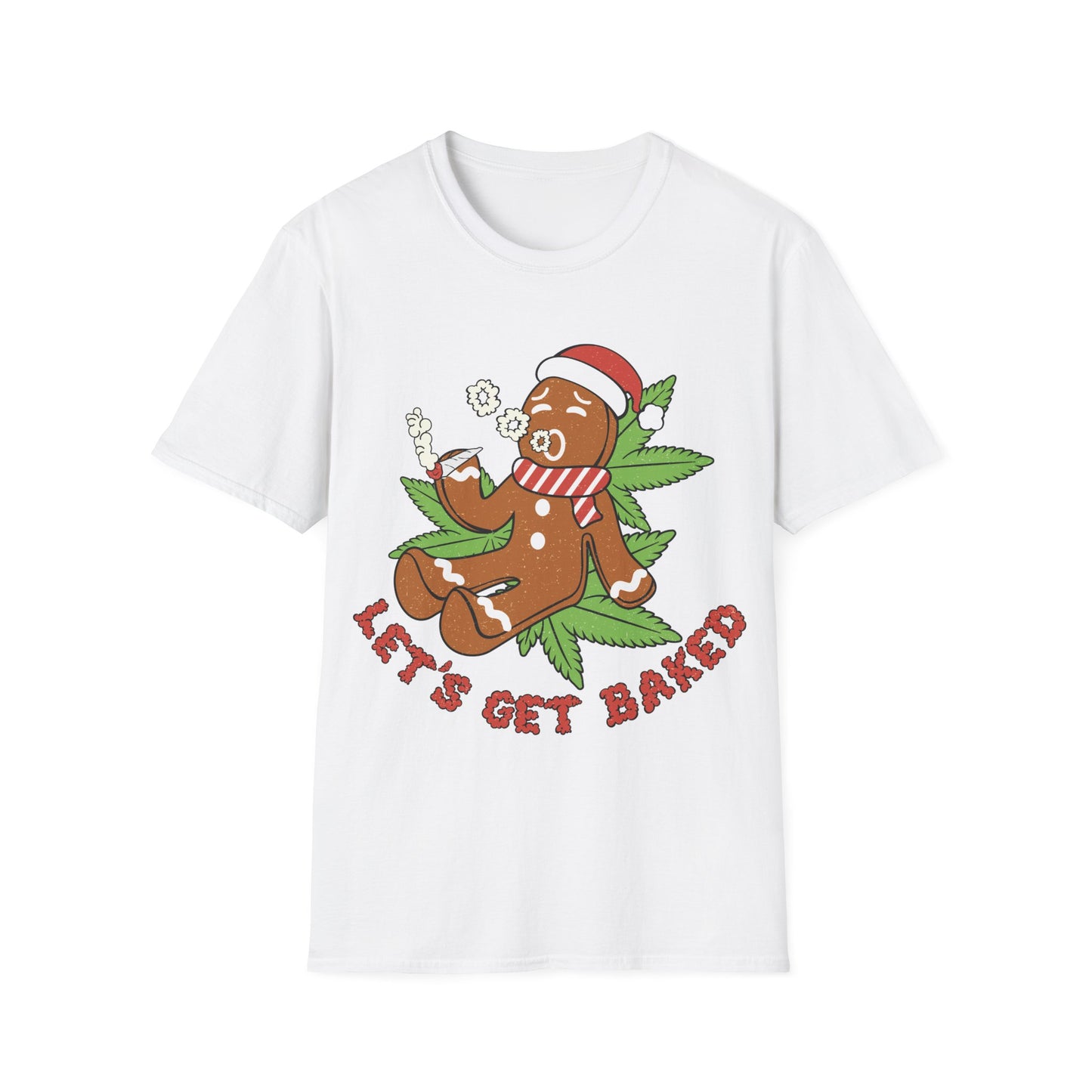 Let’s Get Baked Gingerbread Man Tee Shirt