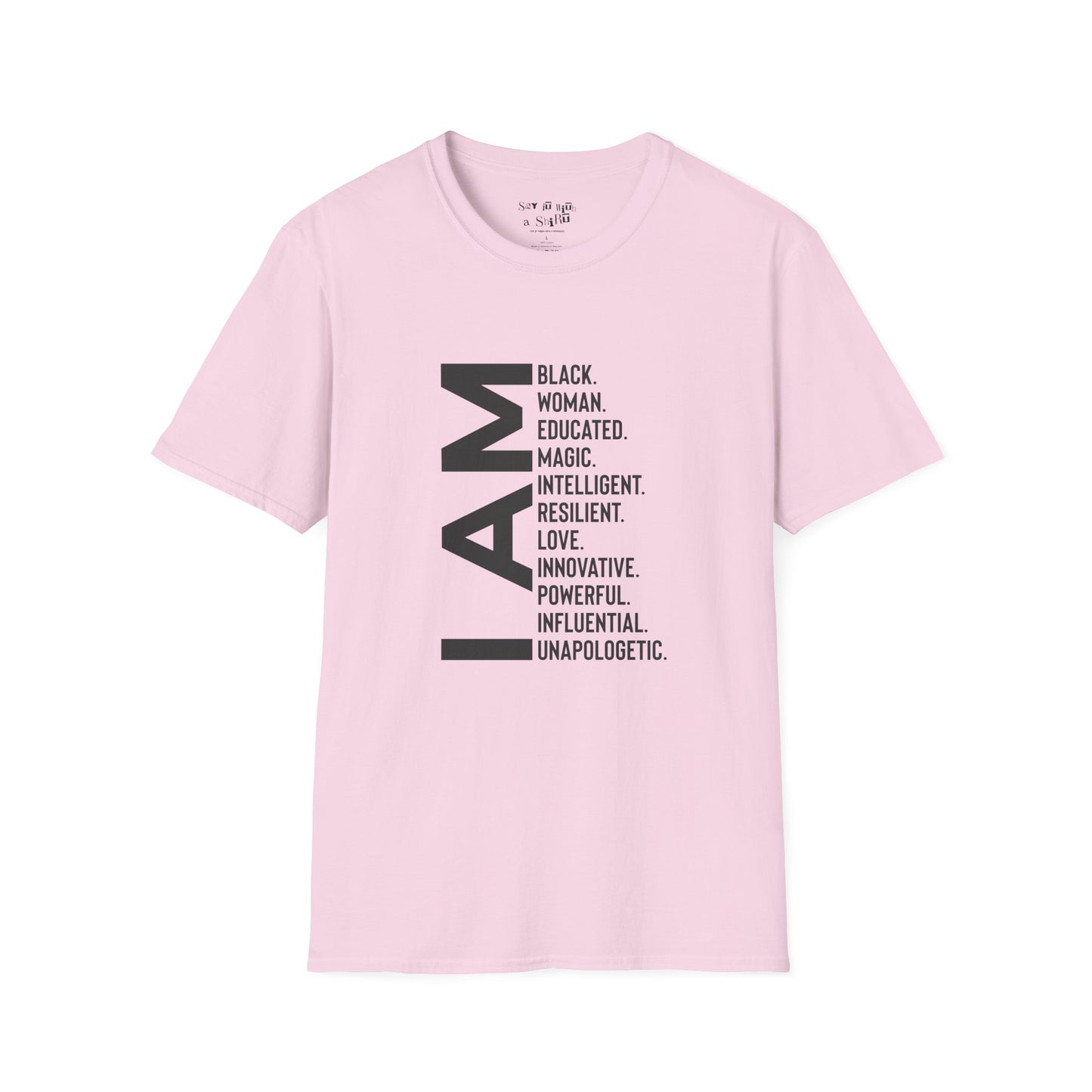 I Am Black Woman Tee Shirt