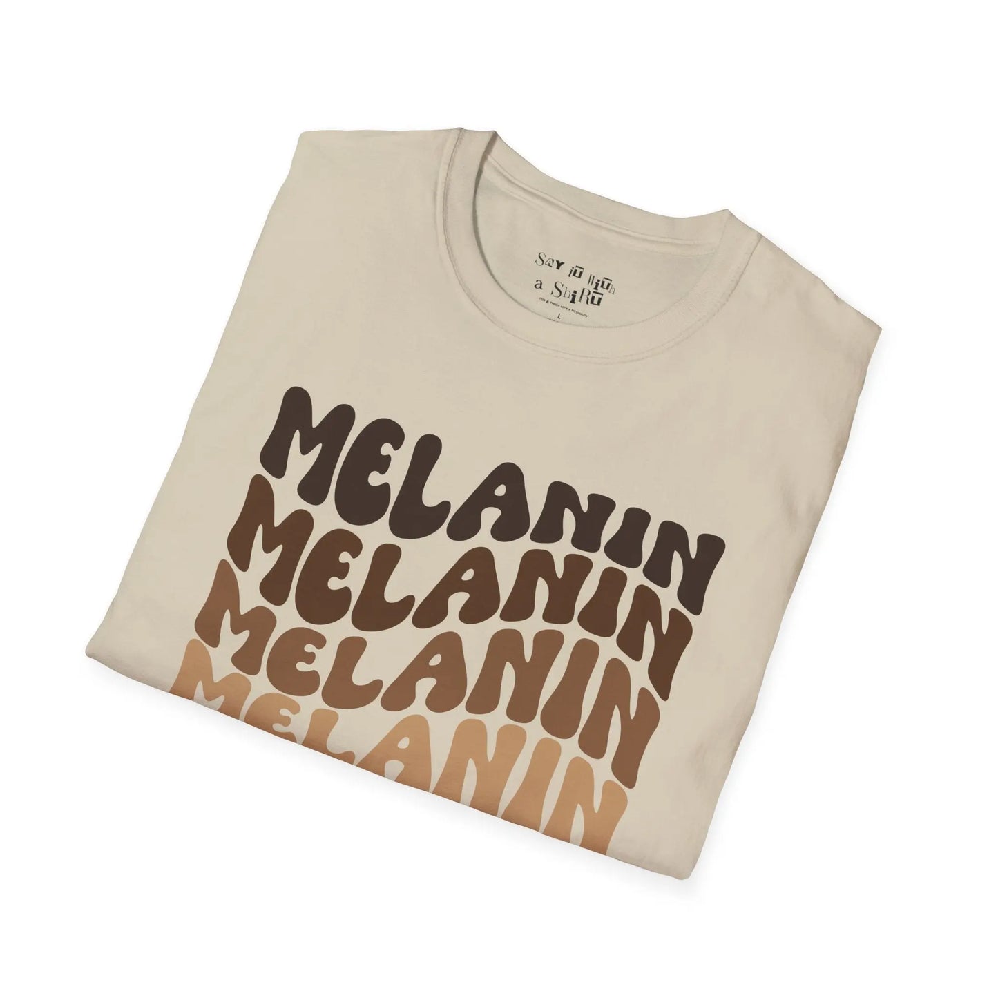 Retro Wave Melanin Tee Shirt Printify