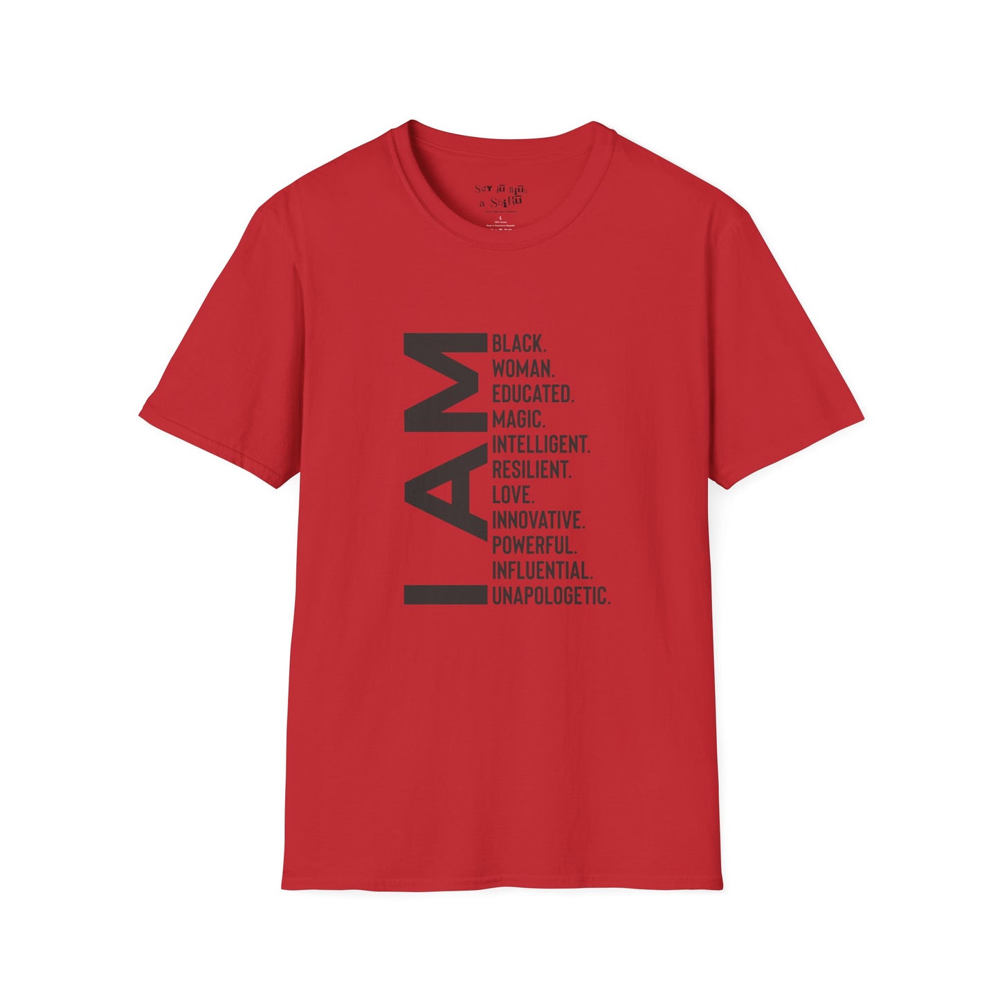 I Am Black Woman Tee Shirt