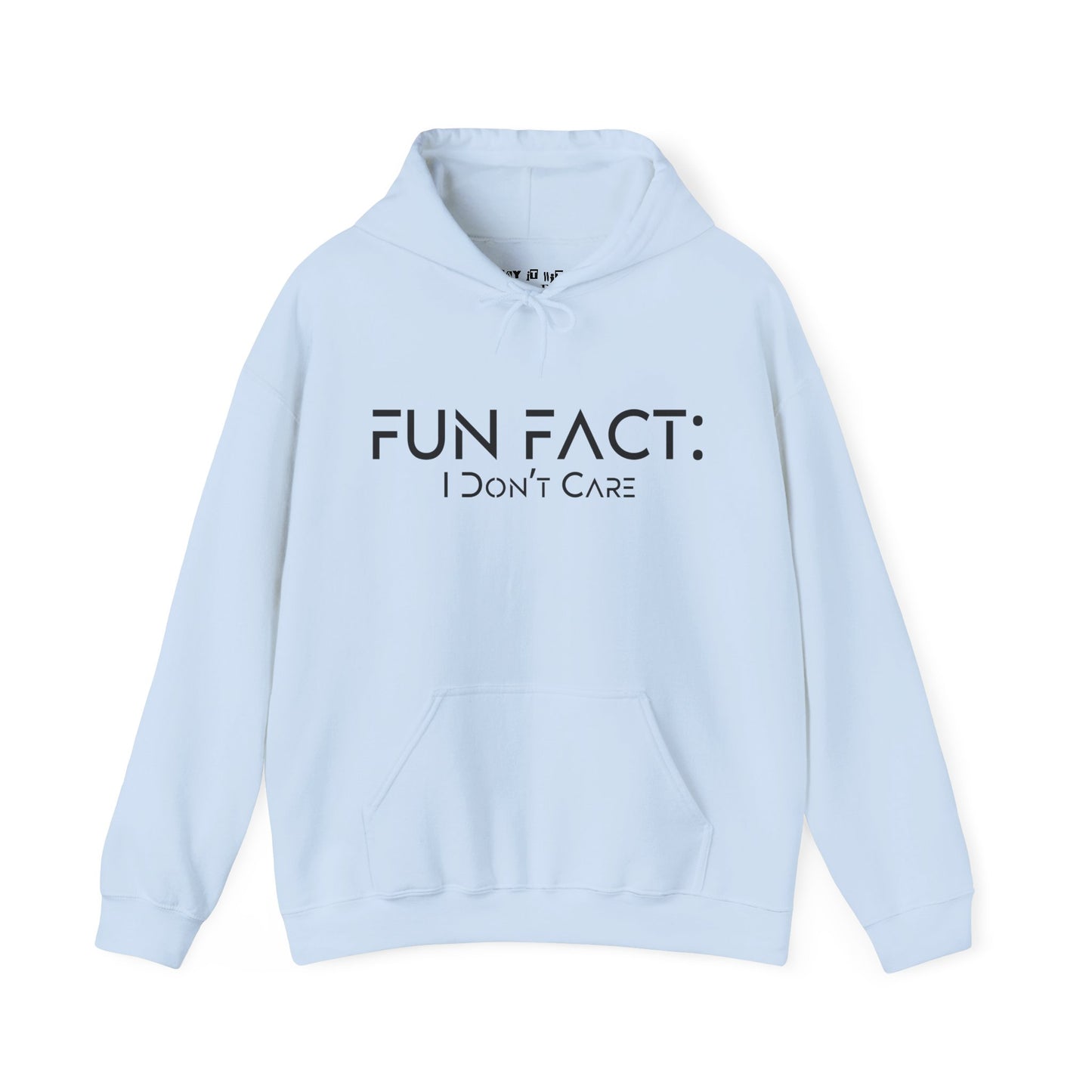 Fun Fact: I Don't Care Hoodie