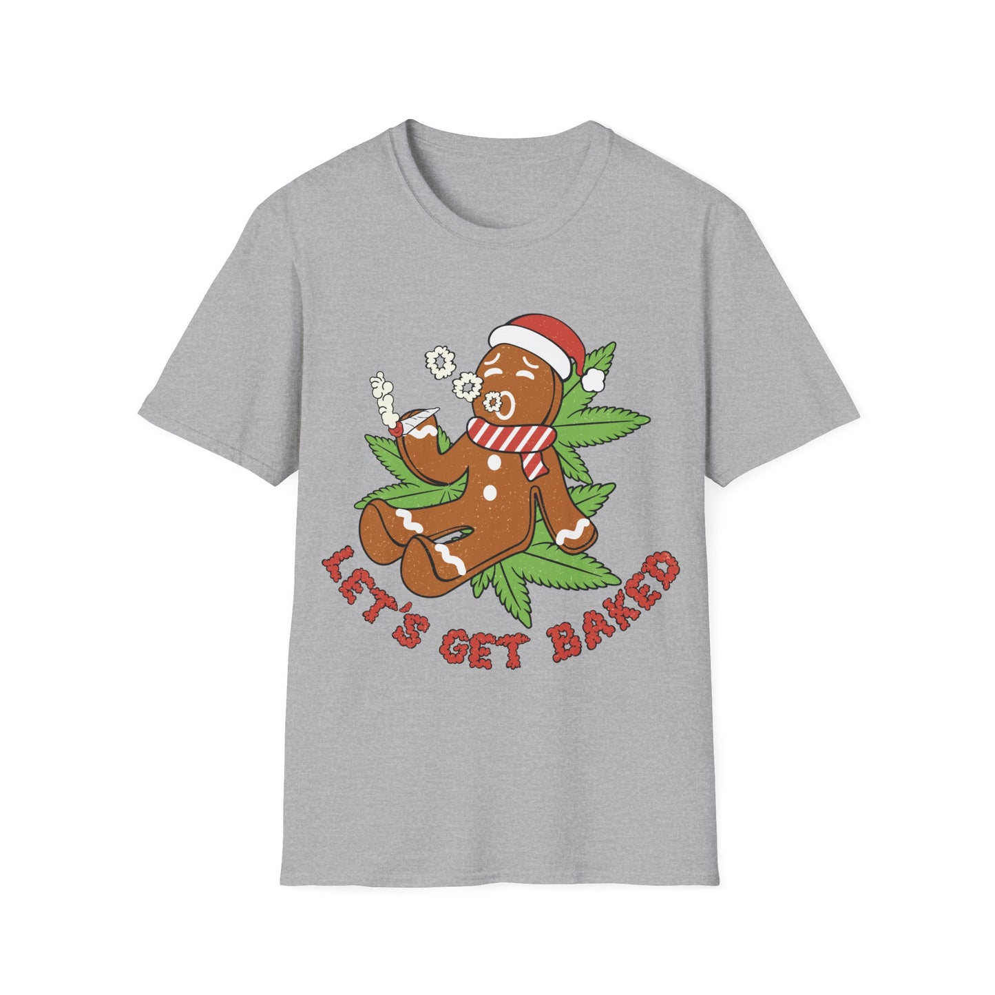 Let’s Get Baked Gingerbread Man Tee Shirt