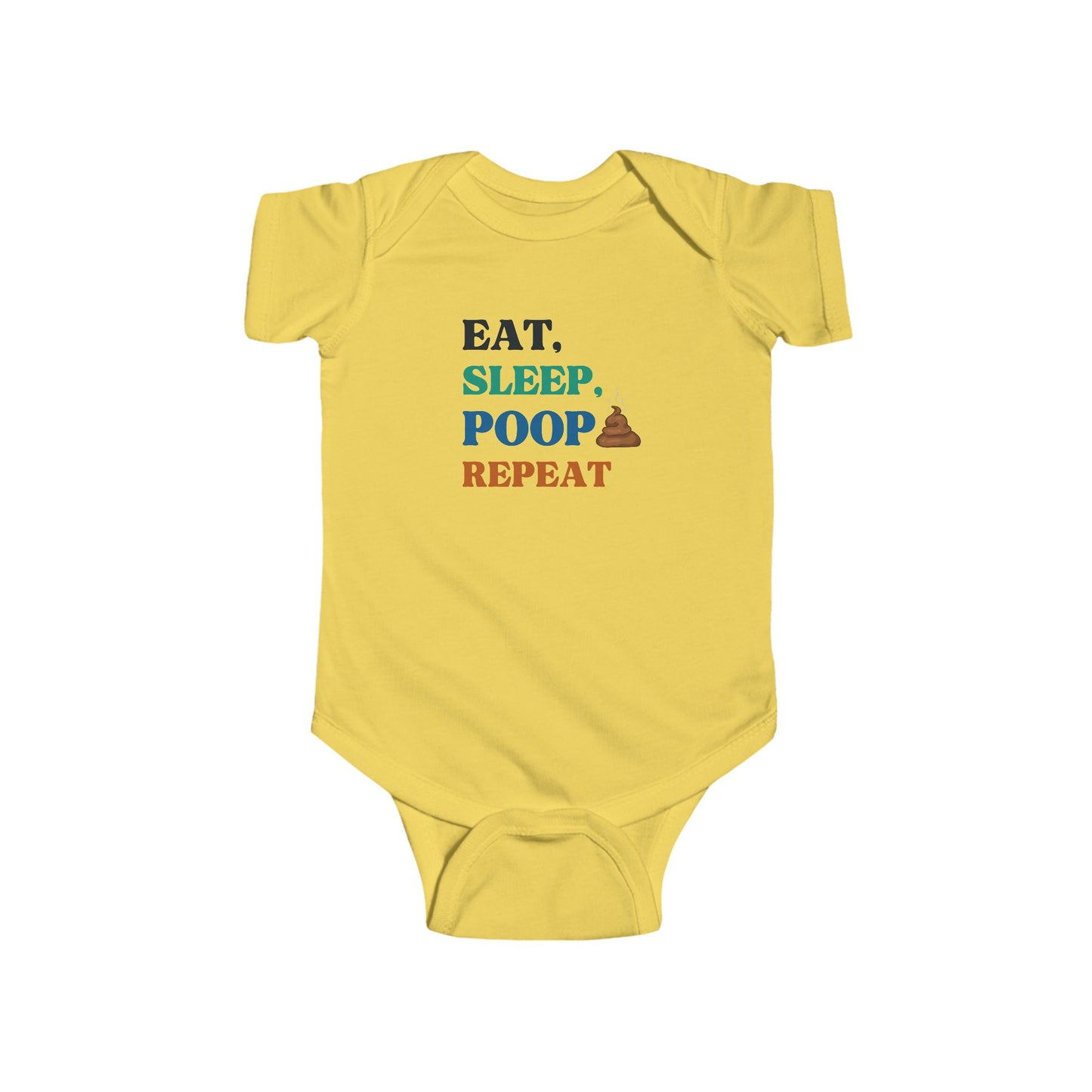 Eat, Sleep, Poop, Repeat Unisex Onesie