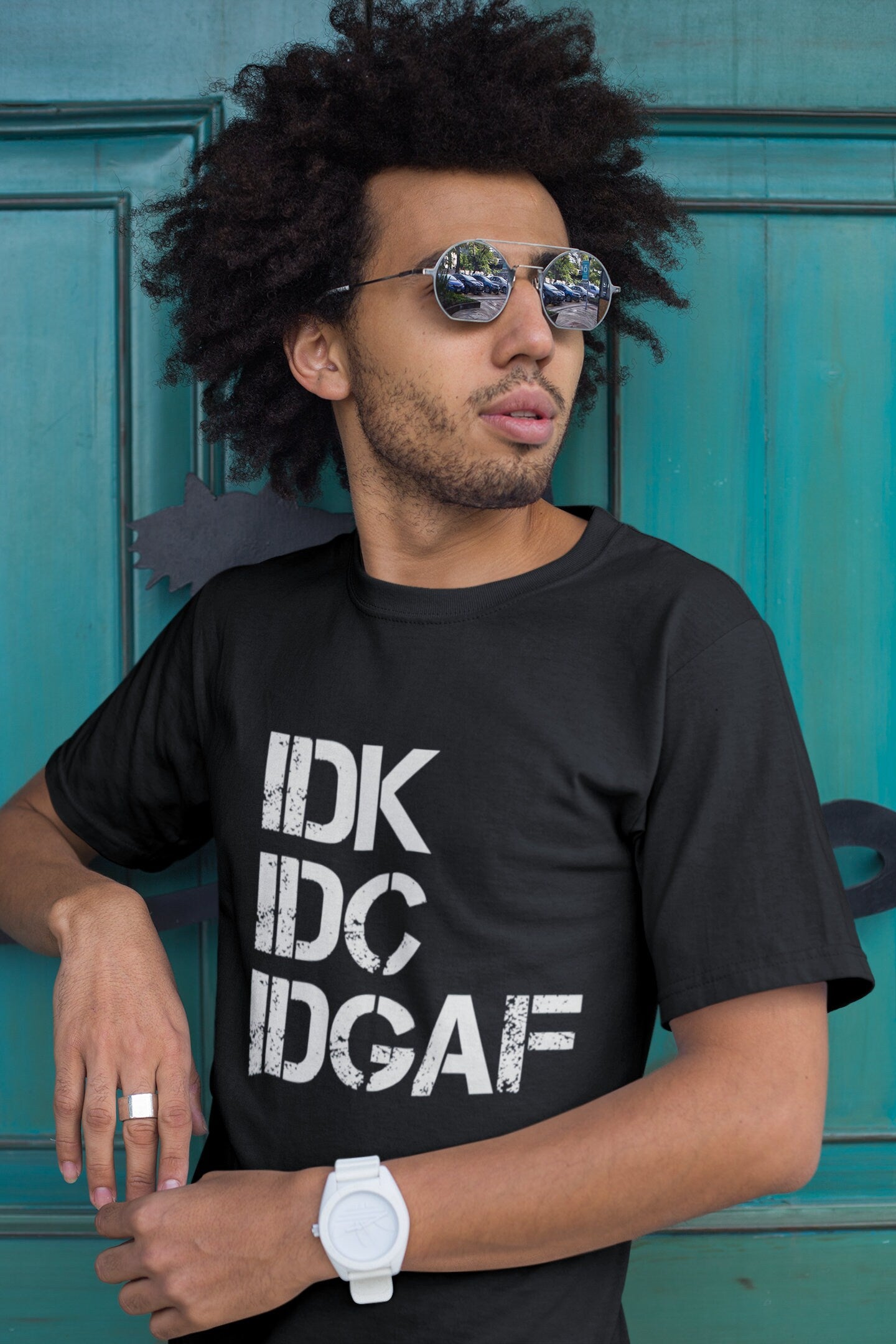 IDK, IDC, IDGAF Tee Shirt