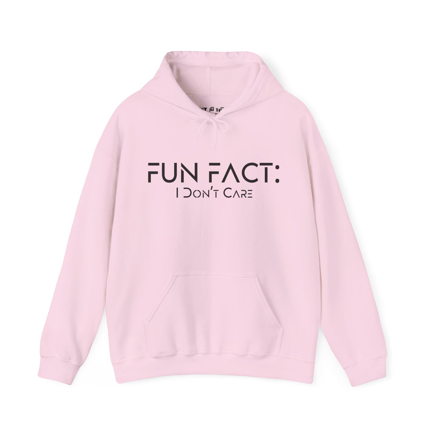 Fun Fact: I Don't Care Hoodie
