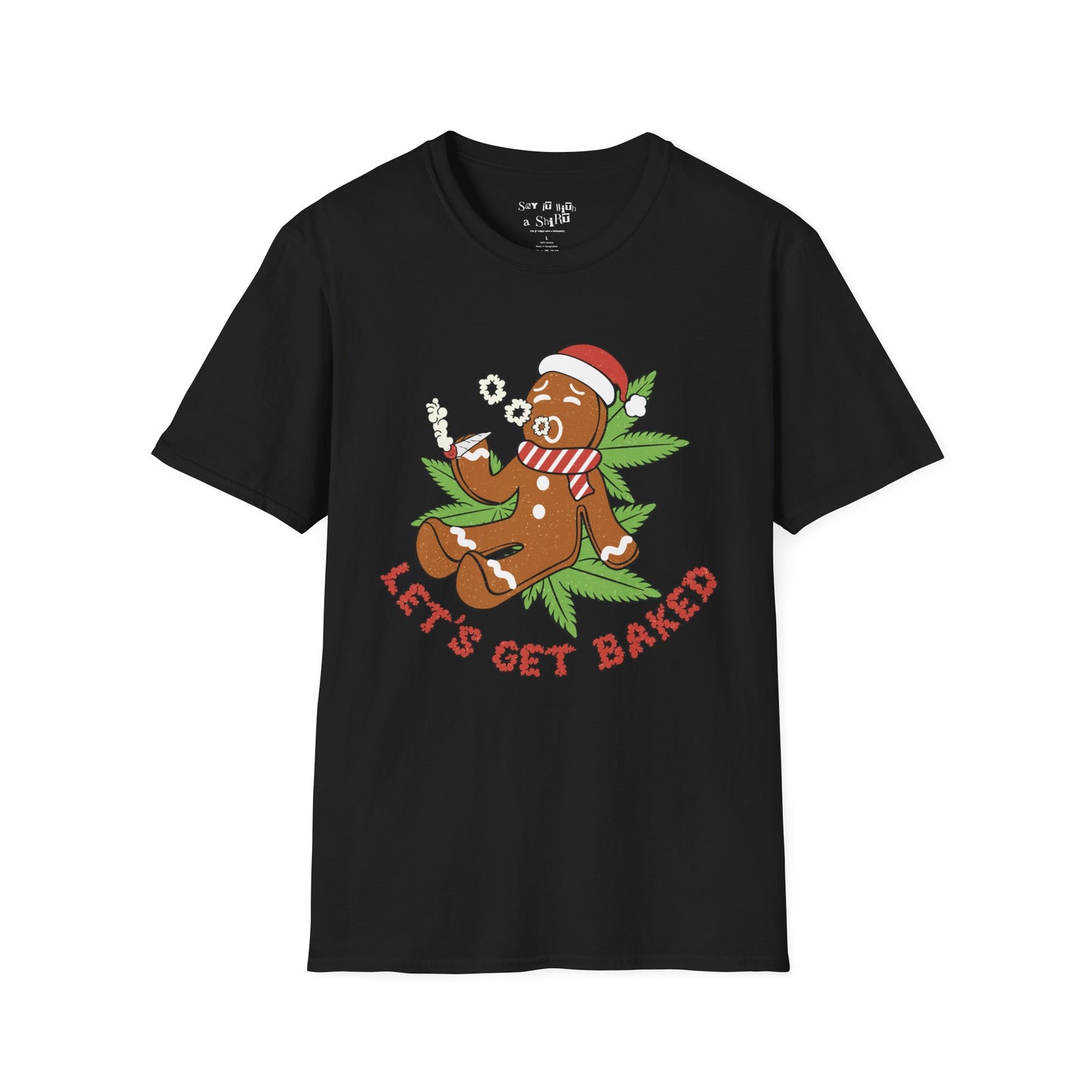 Let’s Get Baked Gingerbread Christmas Tee Shirt