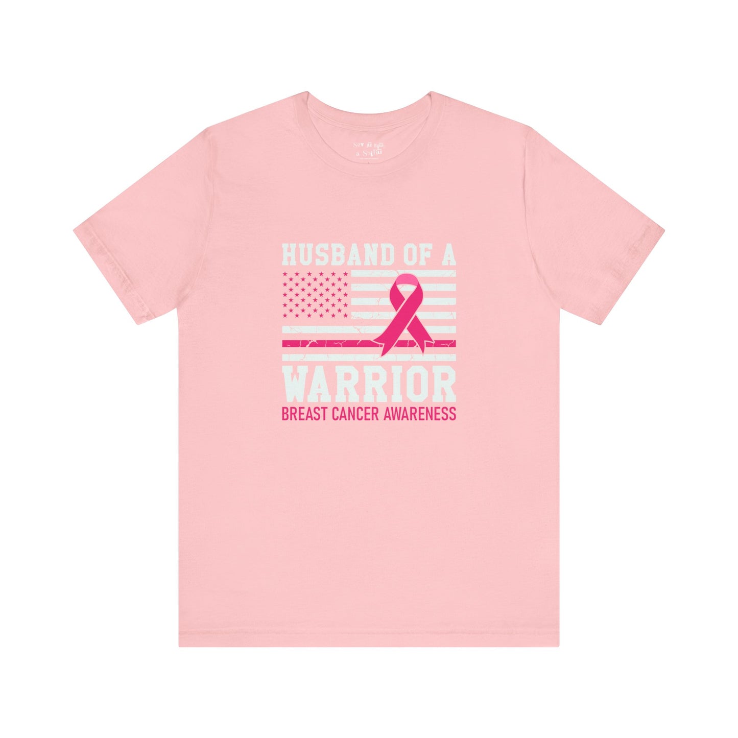 Husband Of A breast Cancer Warrior Tee Shirt, Breast Cancer Survivor