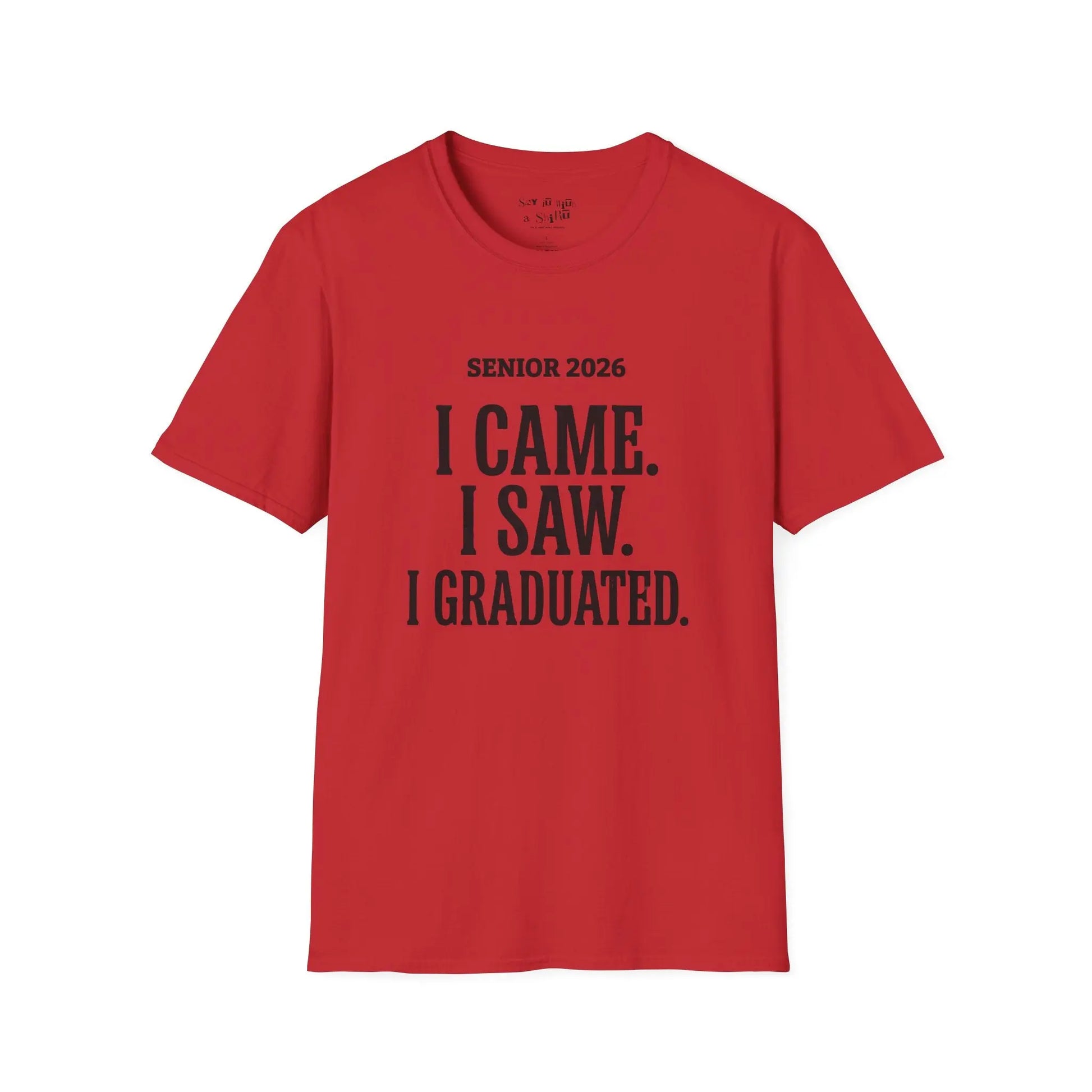 Senior 2026 Graduation Tee Shirt Printify