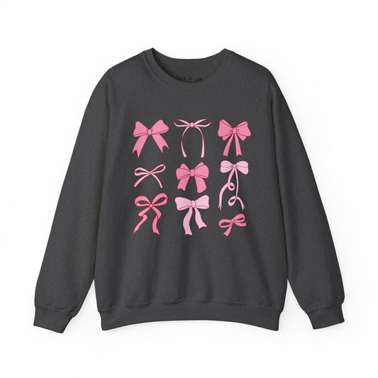 Coquette Pink Bows  Sweatshirt