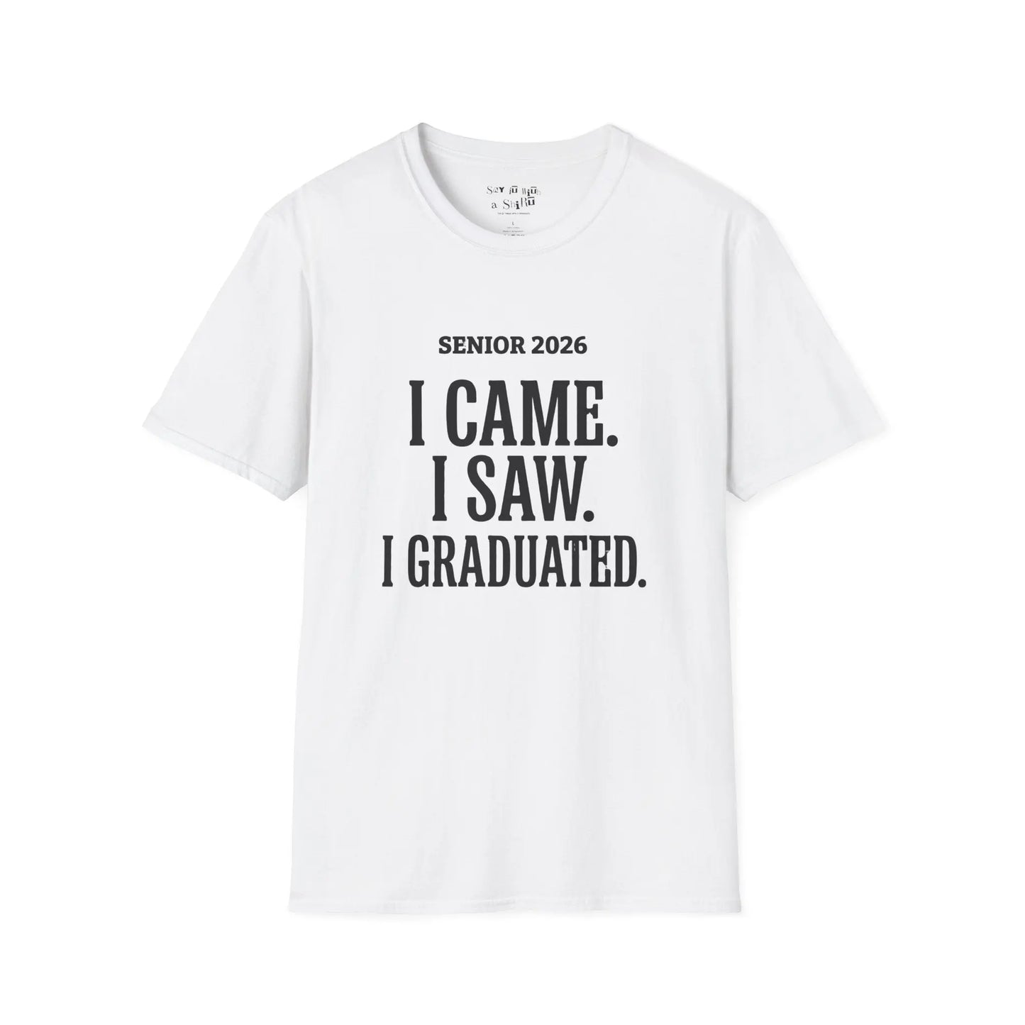 Senior 2026 Graduation Tee Shirt Printify