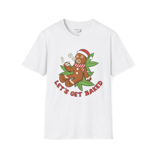 Let’s Get Baked Gingerbread Christmas Tee Shirt