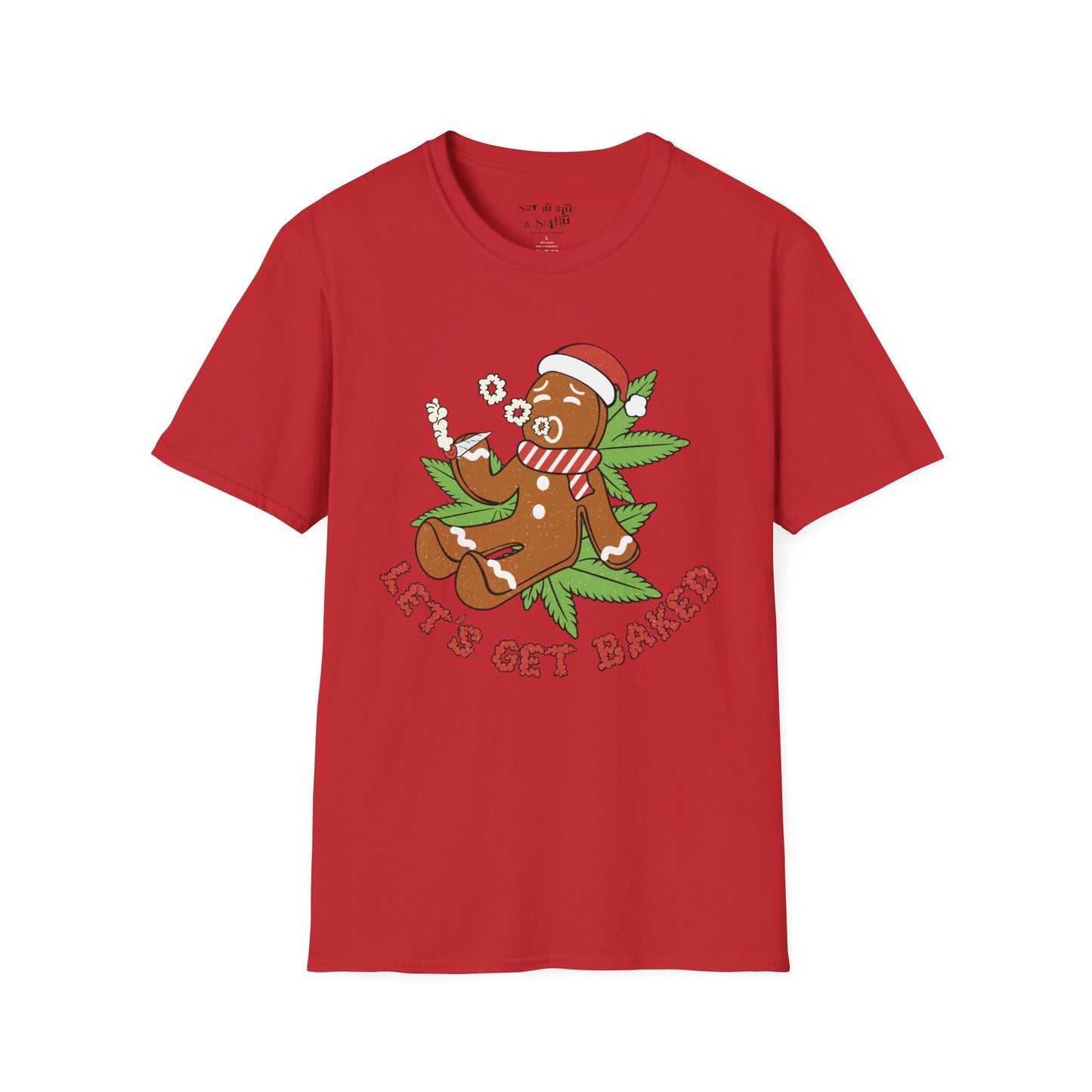 Let’s Get Baked Gingerbread Christmas Tee Shirt