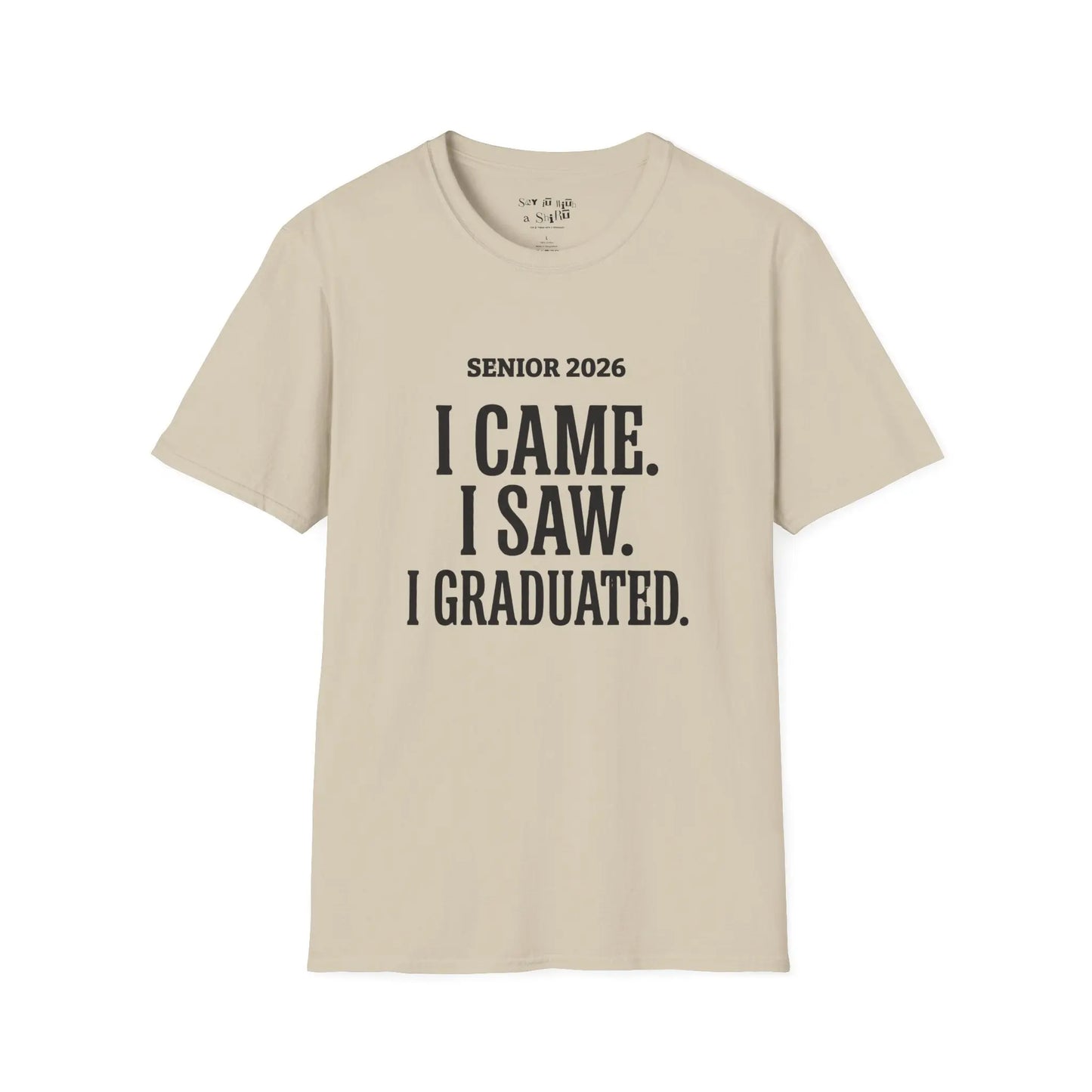 Senior 2026 Graduation Tee Shirt Printify